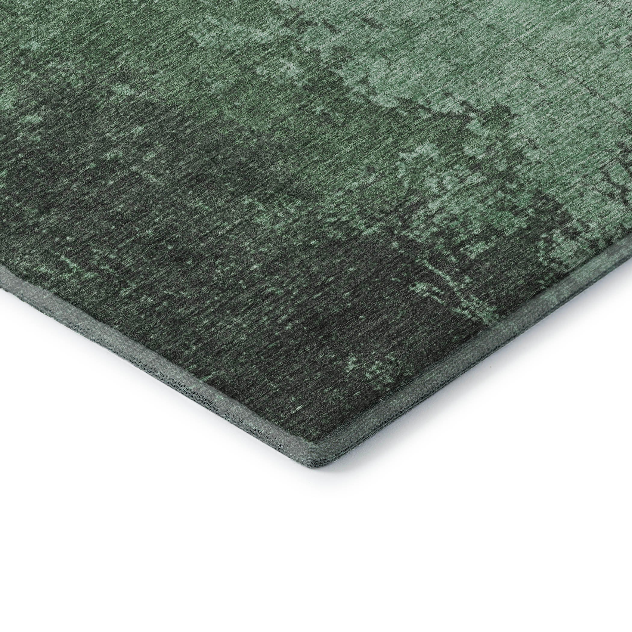 Kotor Machine Washable Transitional Seafoam Blue Rug 1'8" x 2'6" #shape_Rectangle