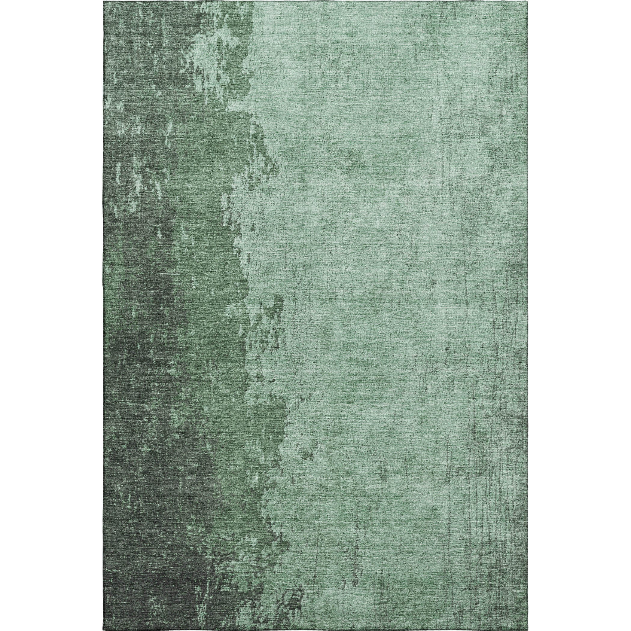 Kotor Machine Washable Transitional Seafoam Blue Rug 2'6" x 3'10" #shape_Rectangle