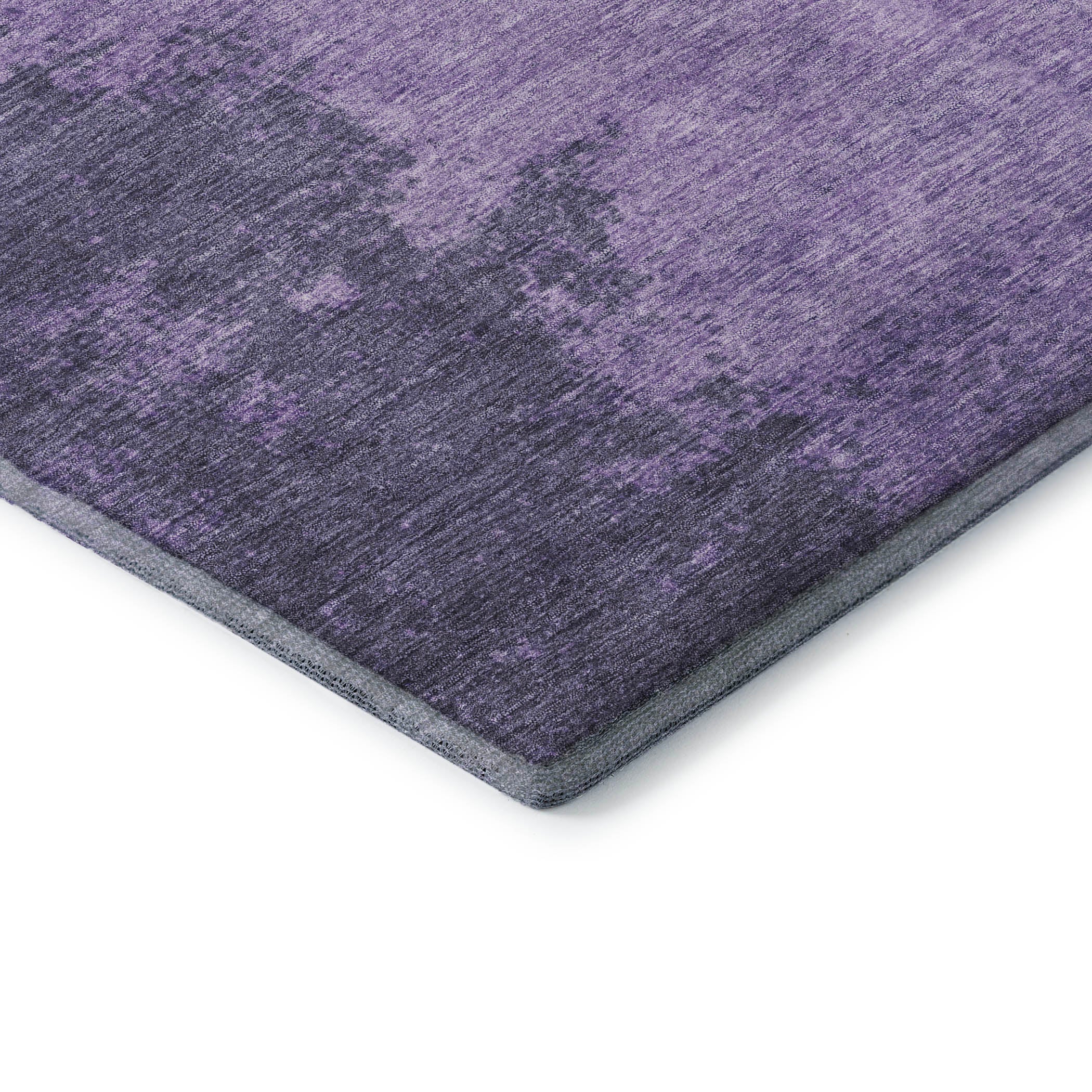 Dubrovnik Machine Washable Transitional Purple Rug 1'8" x 2'6" #shape_Rectangle