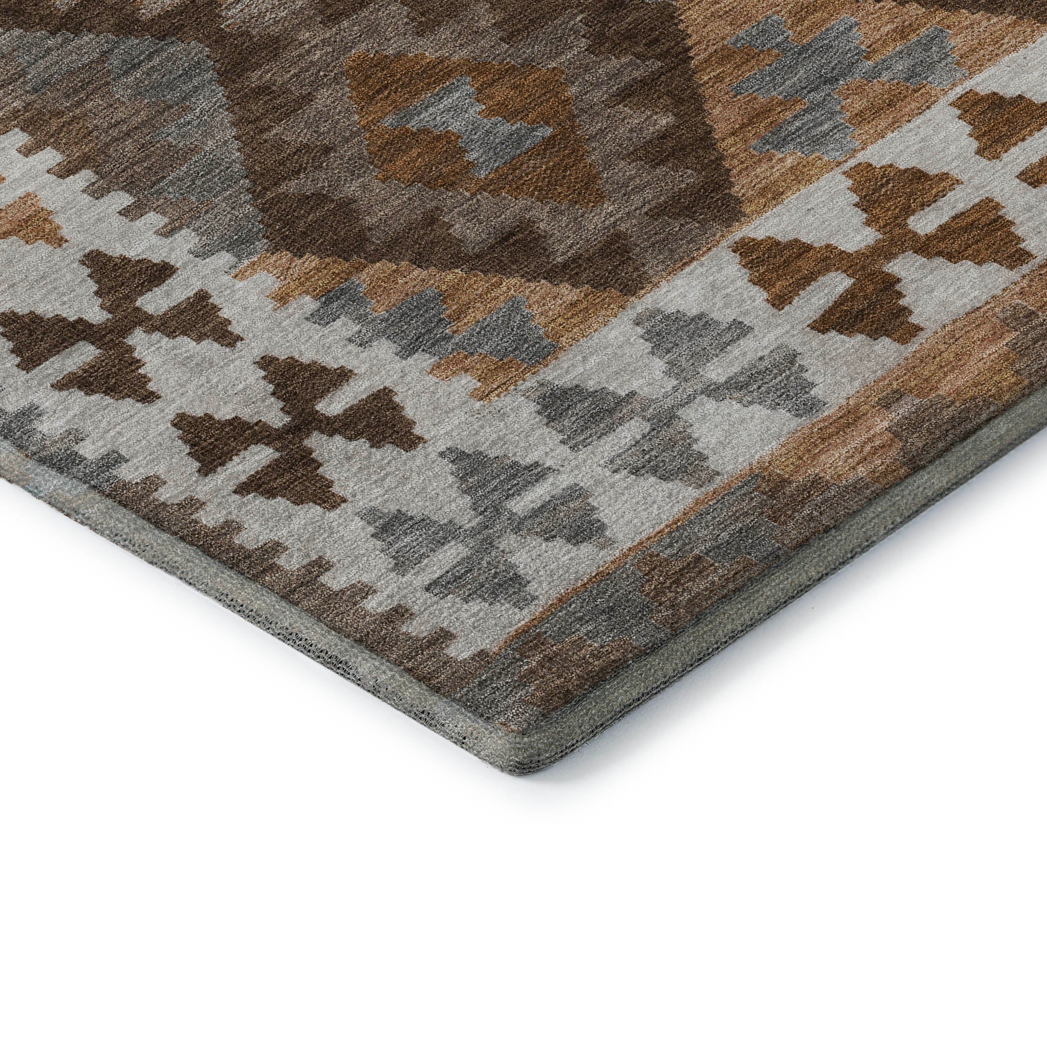 Chiang Mai Machine Washable Transitional Copper Orange Rug 1'8" x 2'6" #shape_Rectangle