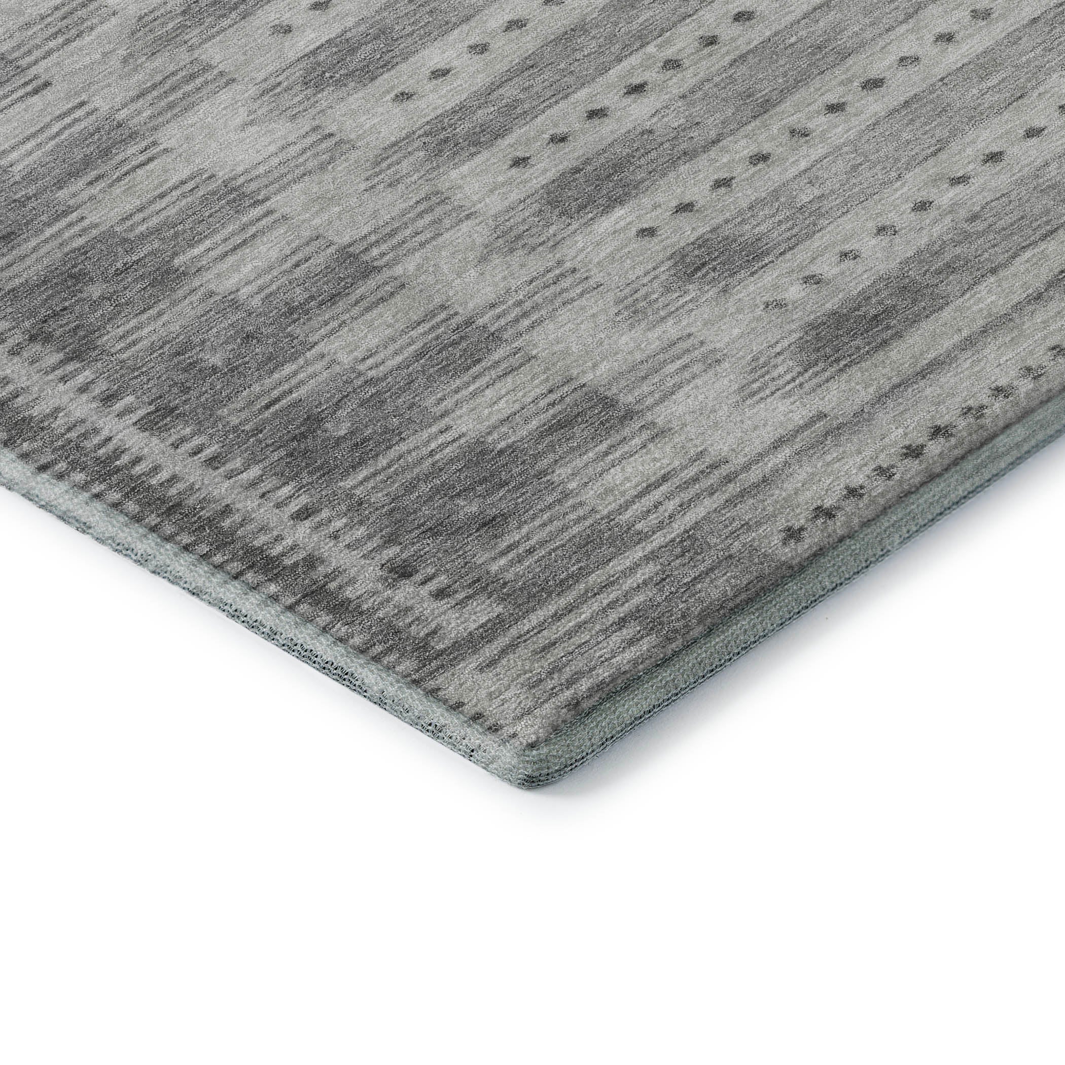 Sintra Machine Washable Transitional Gray Rug 1'8" x 2'6" #shape_Rectangle