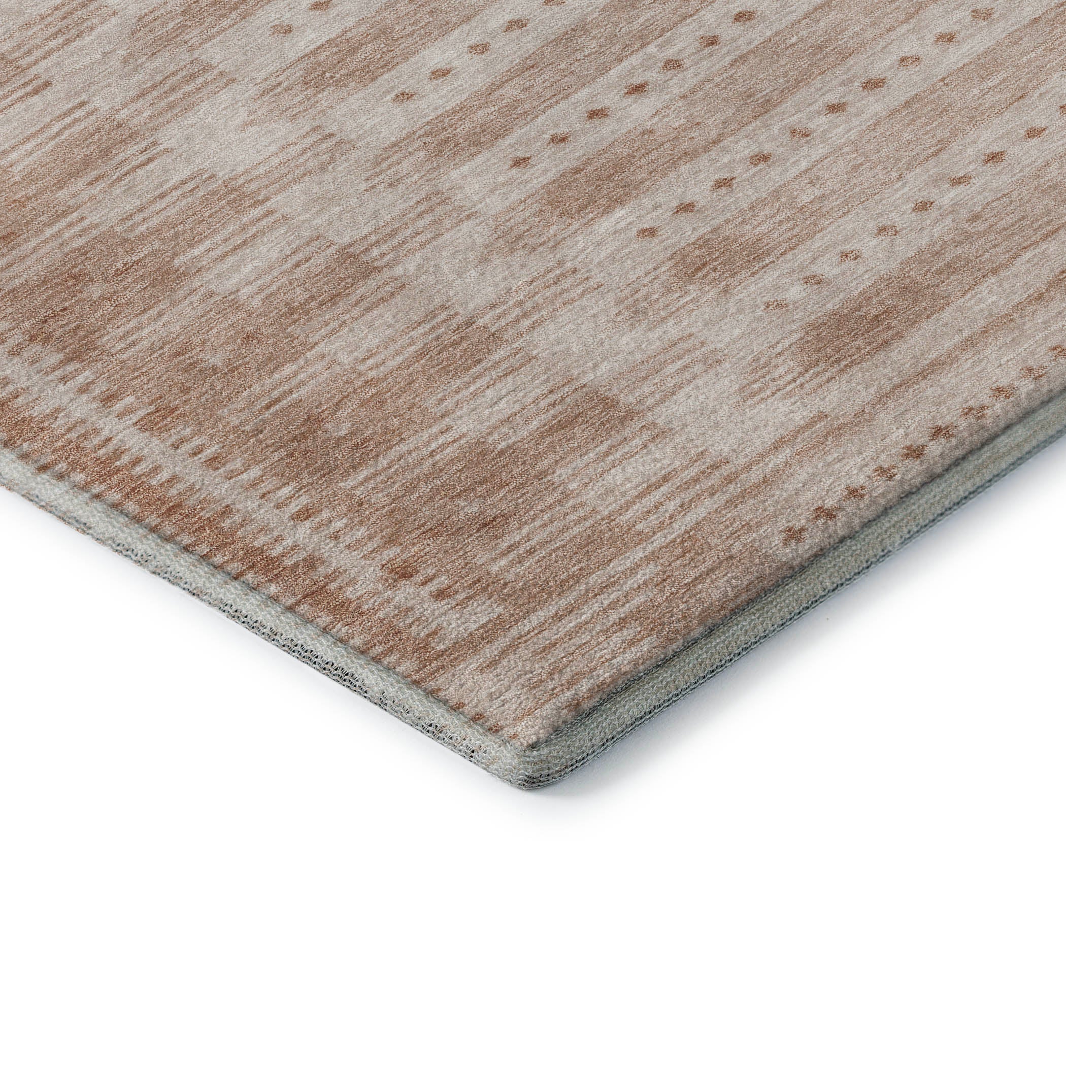 Sintra Machine Washable Transitional Salmon Orange Rug 1'8" x 2'6" #shape_Rectangle