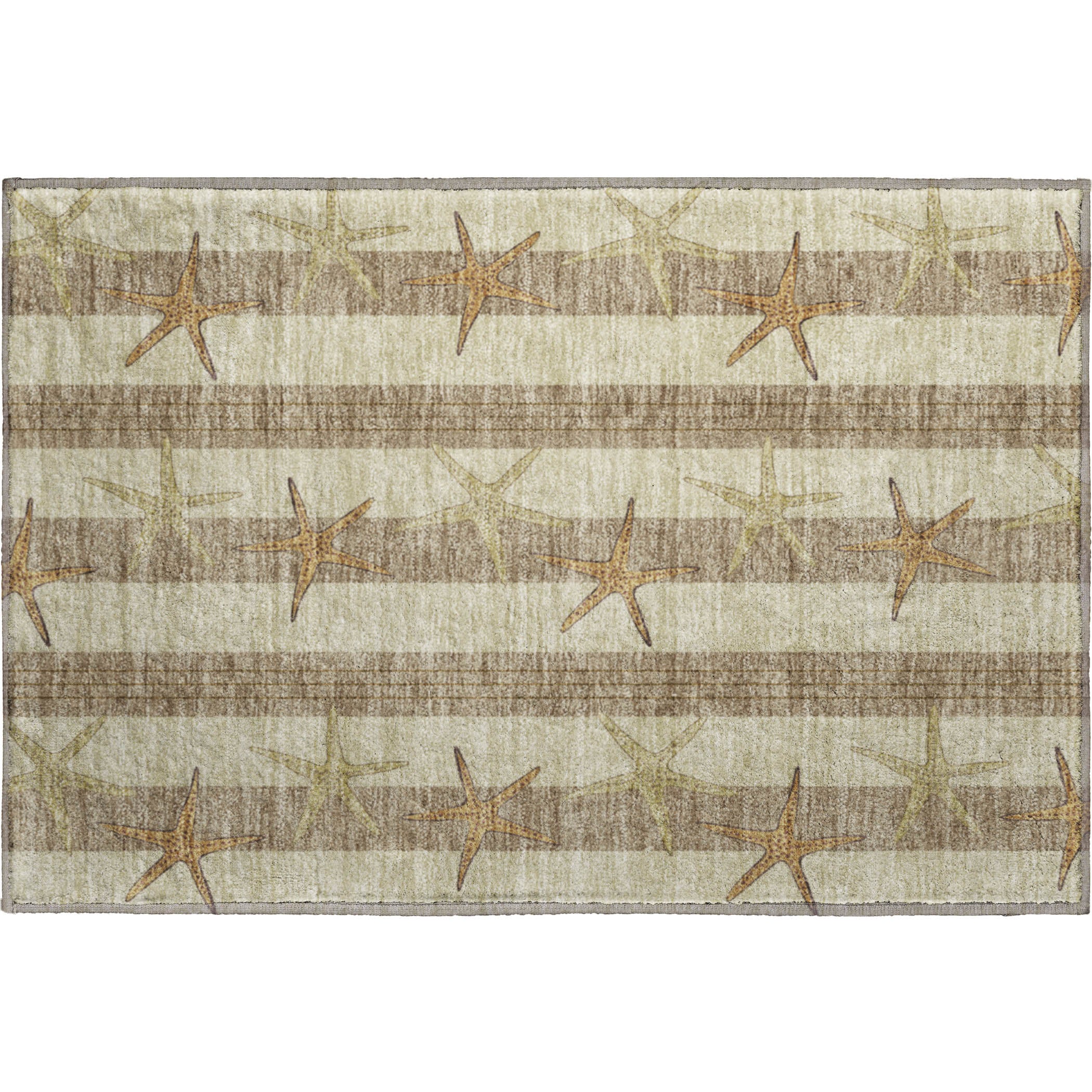 Oslo Machine Washable Coastal Tan Beige Rug 1'8" x 2'6" #shape_Rectangle