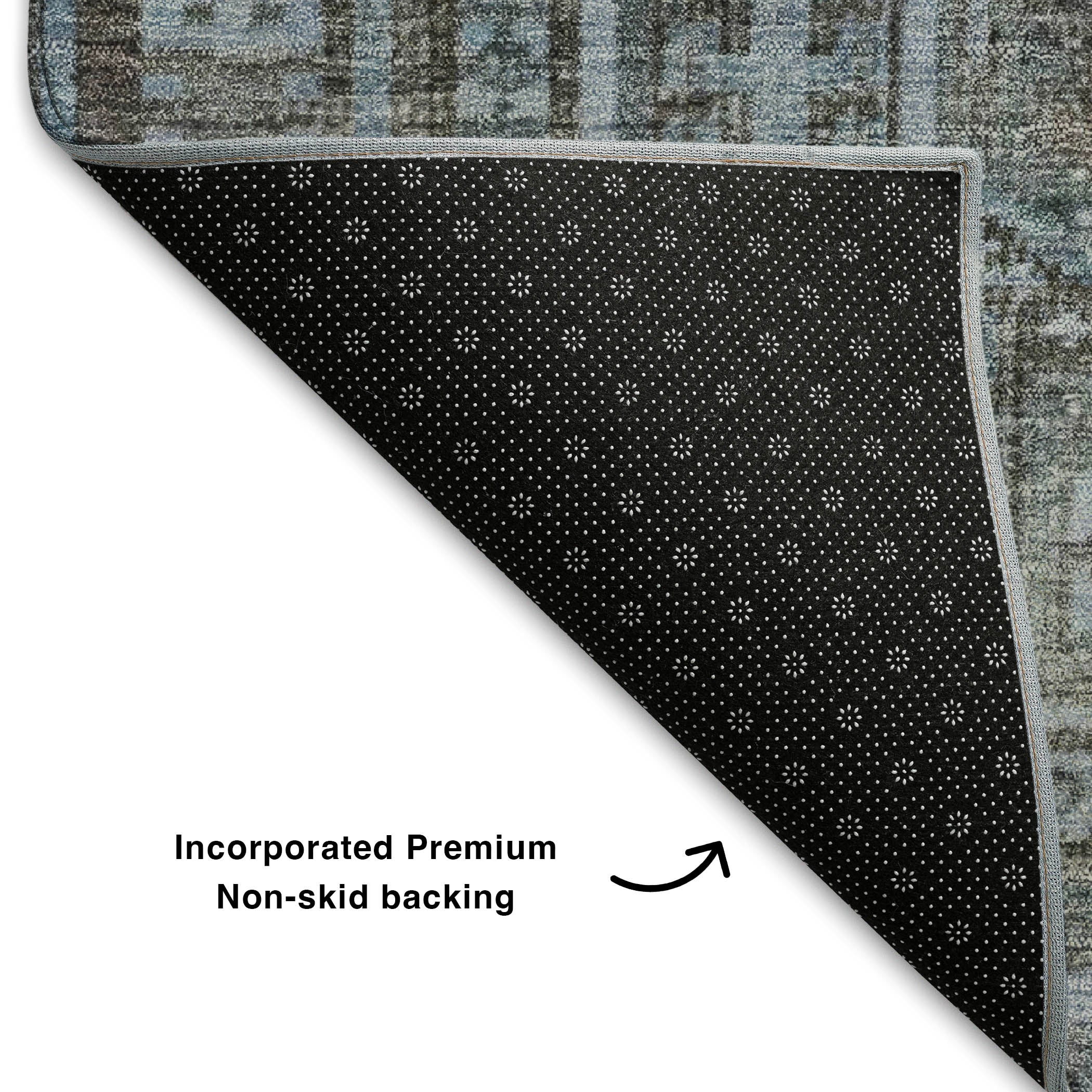 Porto Machine Washable Transitional Chocolate Brown Rug 1'8" x 2'6" #shape_Rectangle
