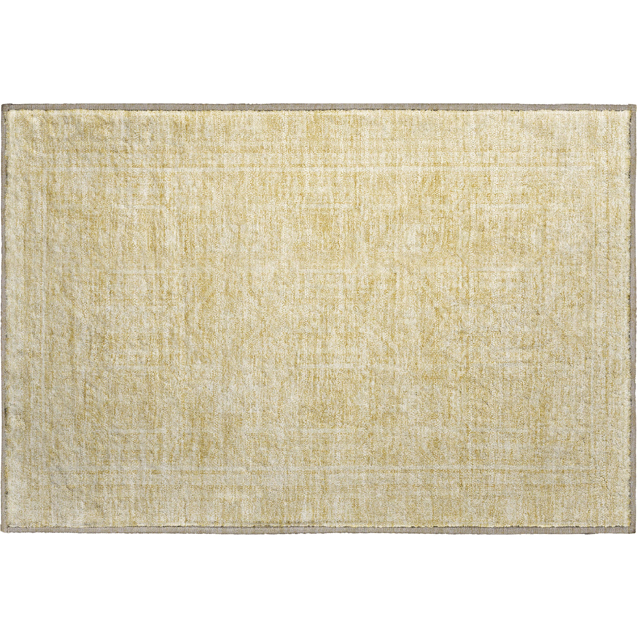Porto Machine Washable Transitional Wheat Gold Rug 1'8" x 2'6" #shape_Rectangle