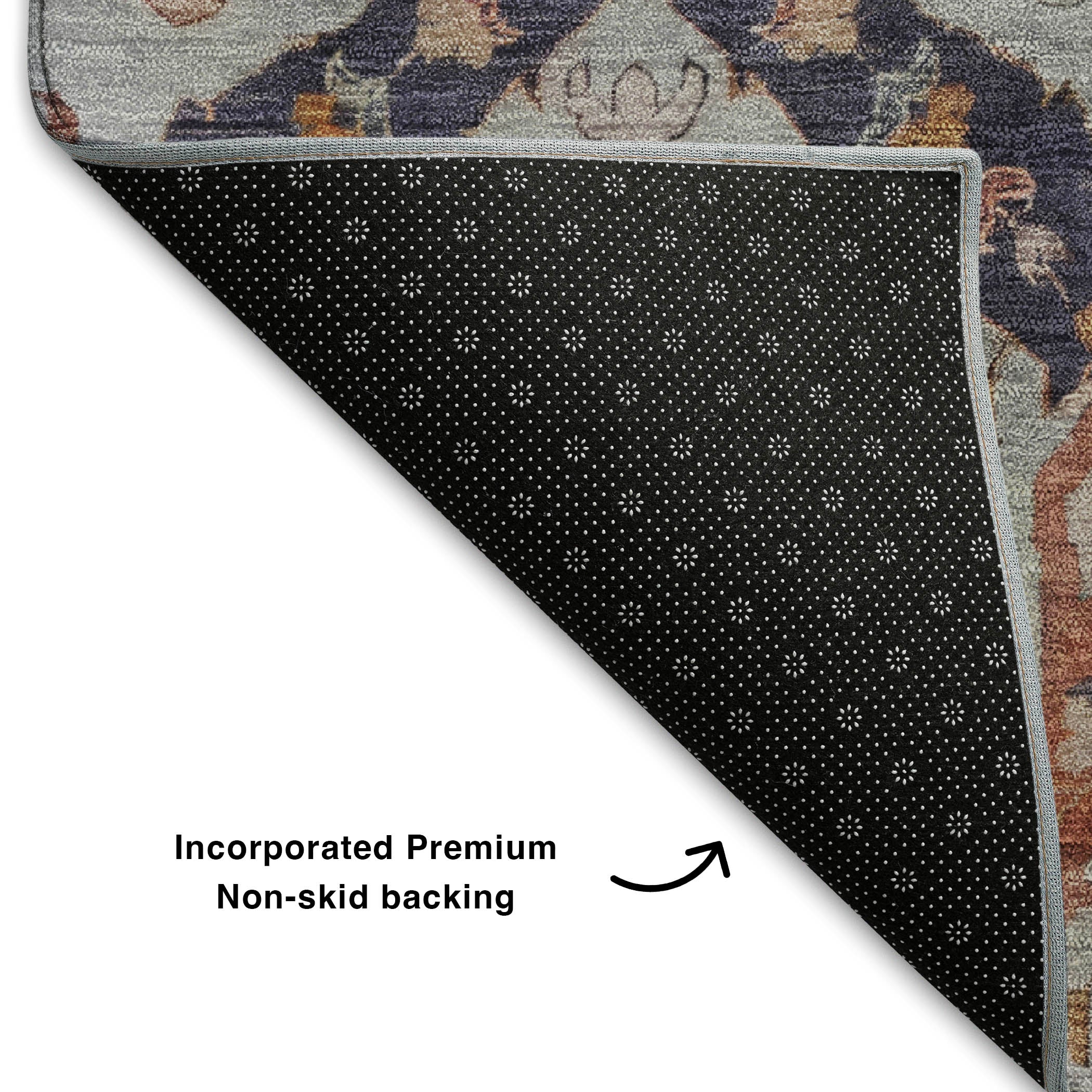 Istanbul Machine Washable Transitional Blue Rug 1'8" x 2'6" #shape_Rectangle