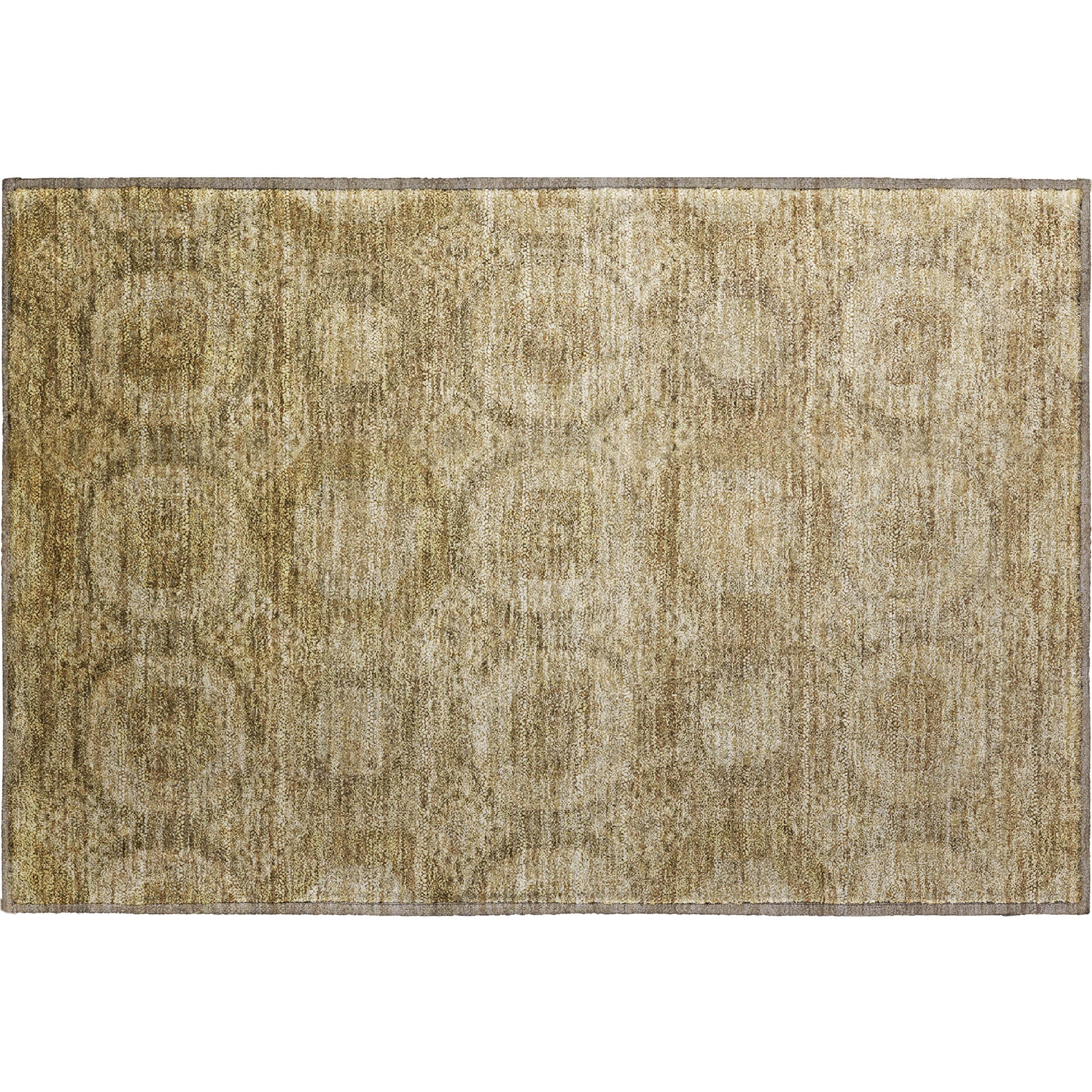 Sarajevo Machine Washable Transitional Brown Rug 1'8" x 2'6" #shape_Rectangle