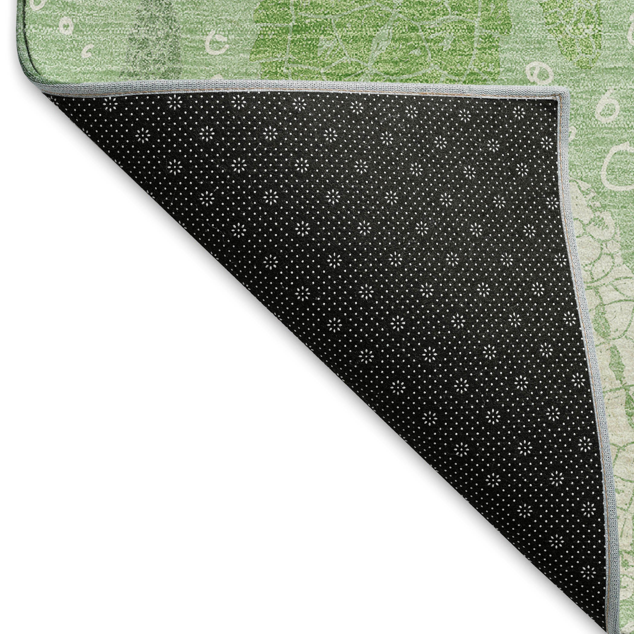 Cartagena Machine Washable Coastal Green Rug 1'8" x 2'6" #shape_Rectangle