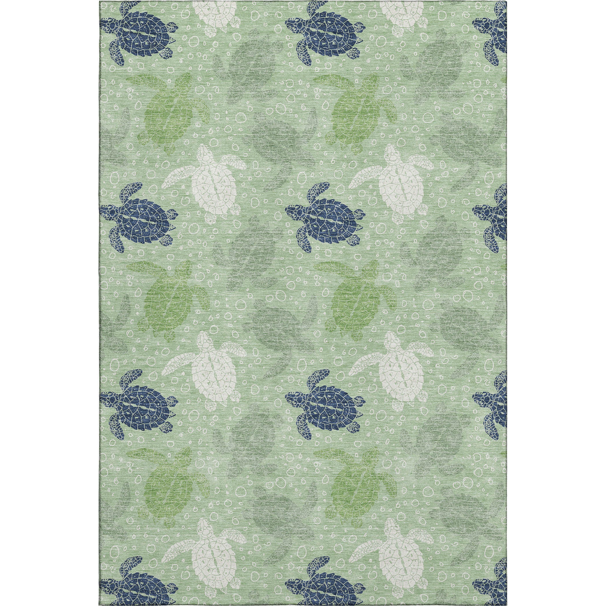 Cartagena Machine Washable Coastal Green Rug 2'6" x 3'10" #shape_Rectangle