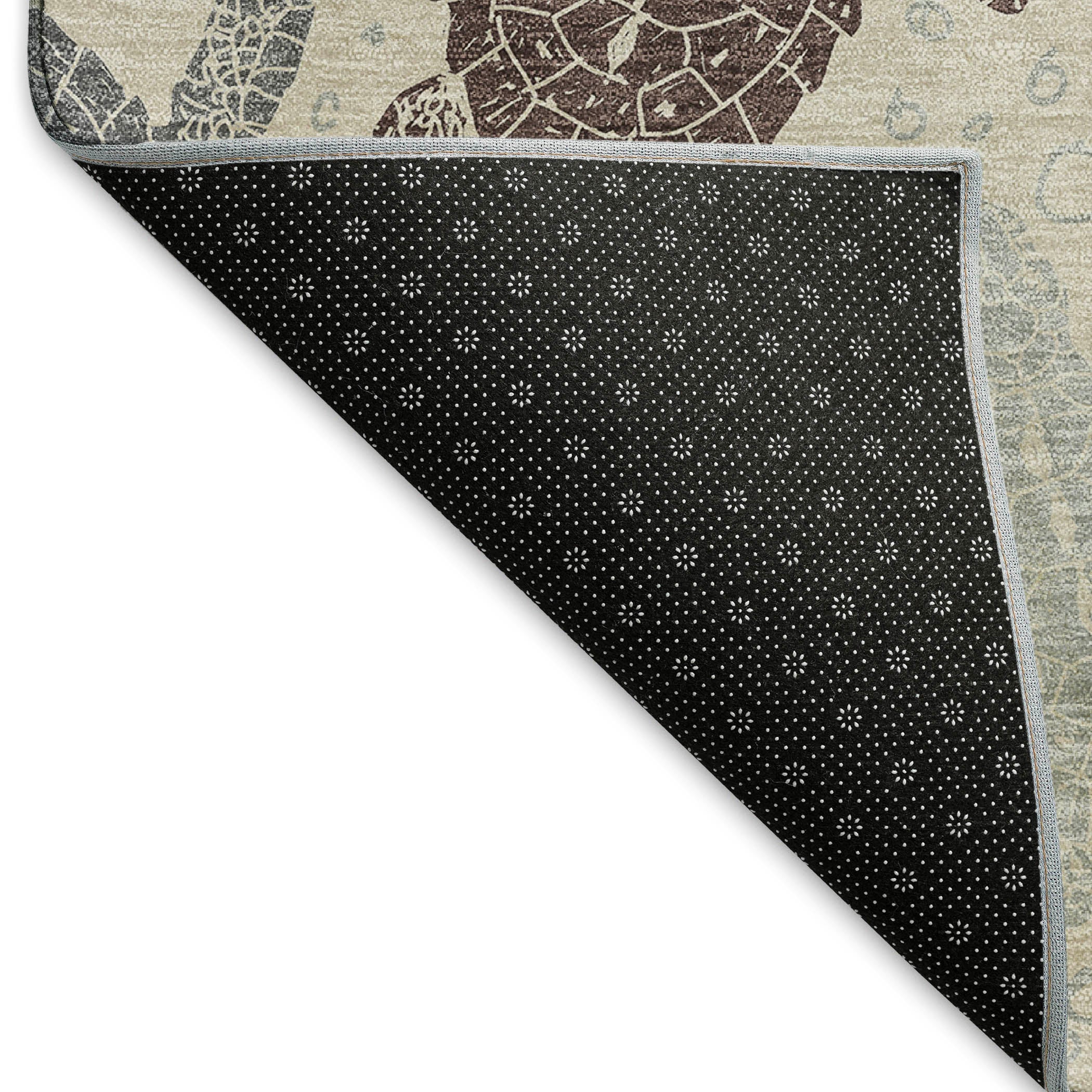 Cartagena Machine Washable Coastal Sand Beige Rug 1'8" x 2'6" #shape_Rectangle