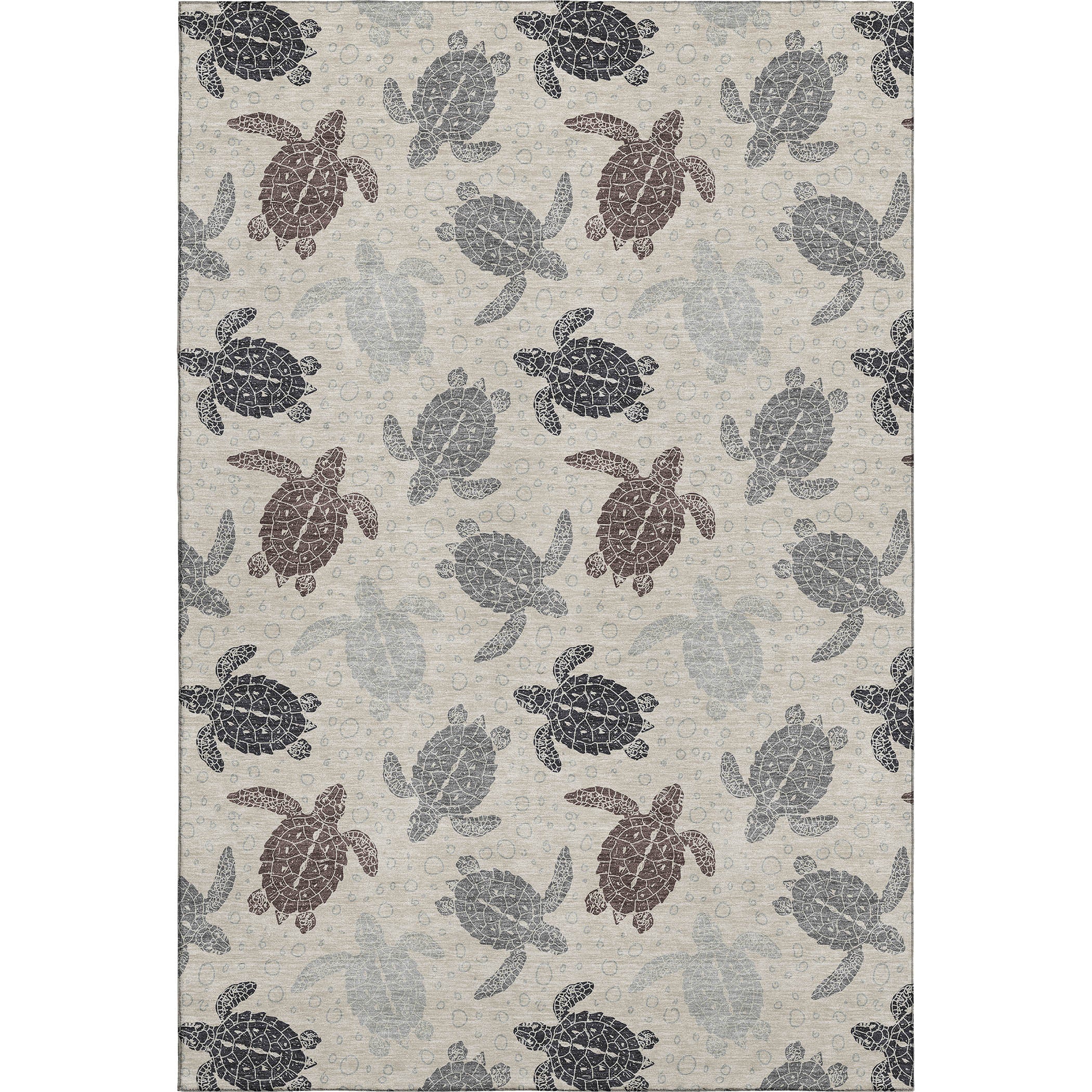 Cartagena Machine Washable Coastal Sand Beige Rug 2'6" x 3'10" #shape_Rectangle