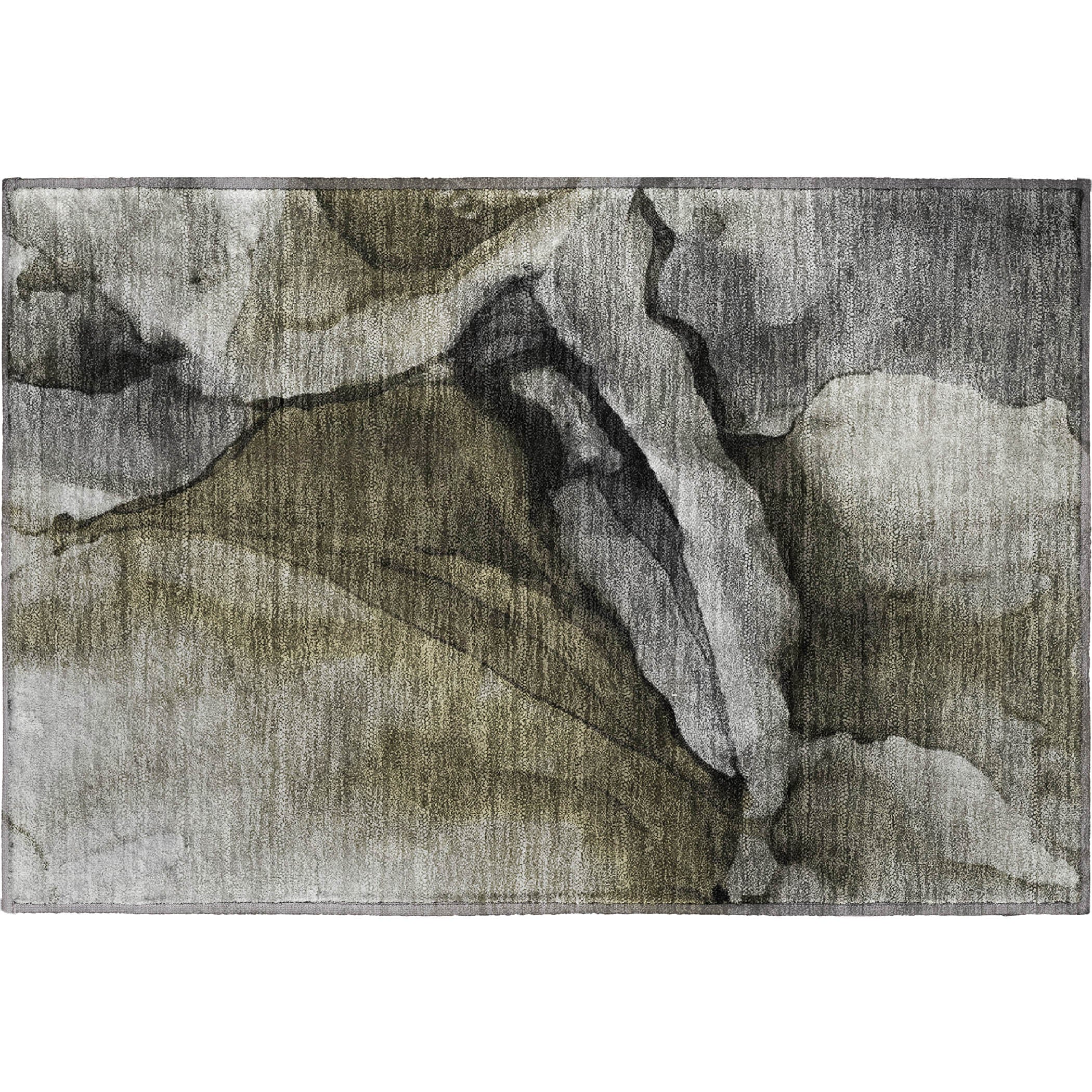 Tbilisi Machine Washable Transitional Gray Rug 1'8" x 2'6" #shape_Rectangle