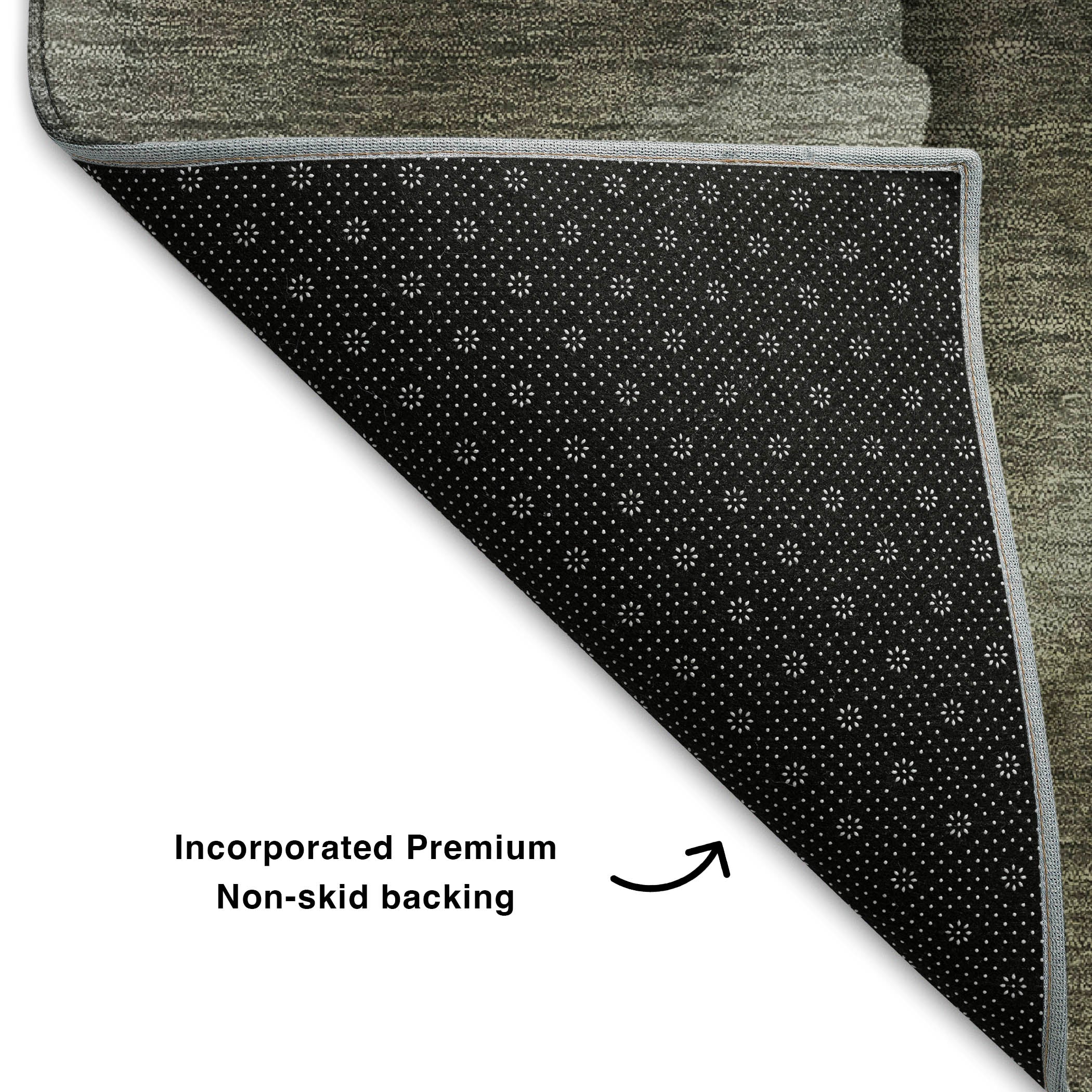 Tbilisi Machine Washable Transitional Gray Rug 1'8" x 2'6" #shape_Rectangle