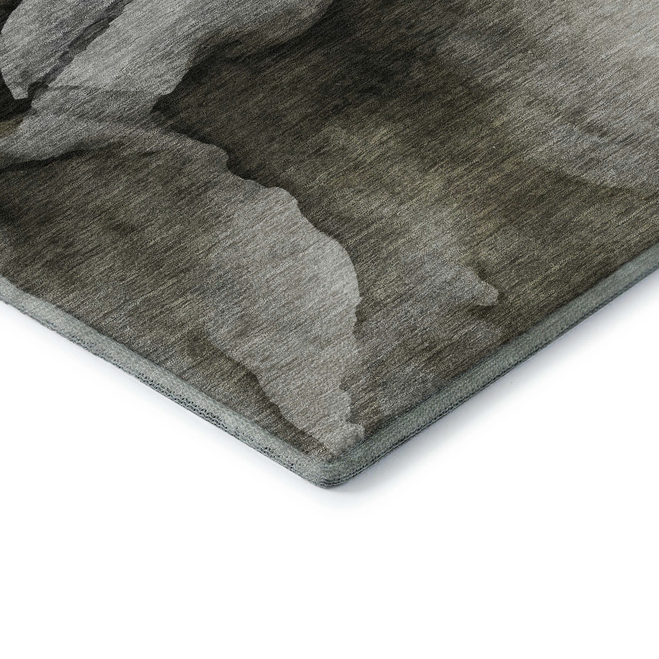 Tbilisi Machine Washable Transitional Gray Rug 1'8" x 2'6" #shape_Rectangle