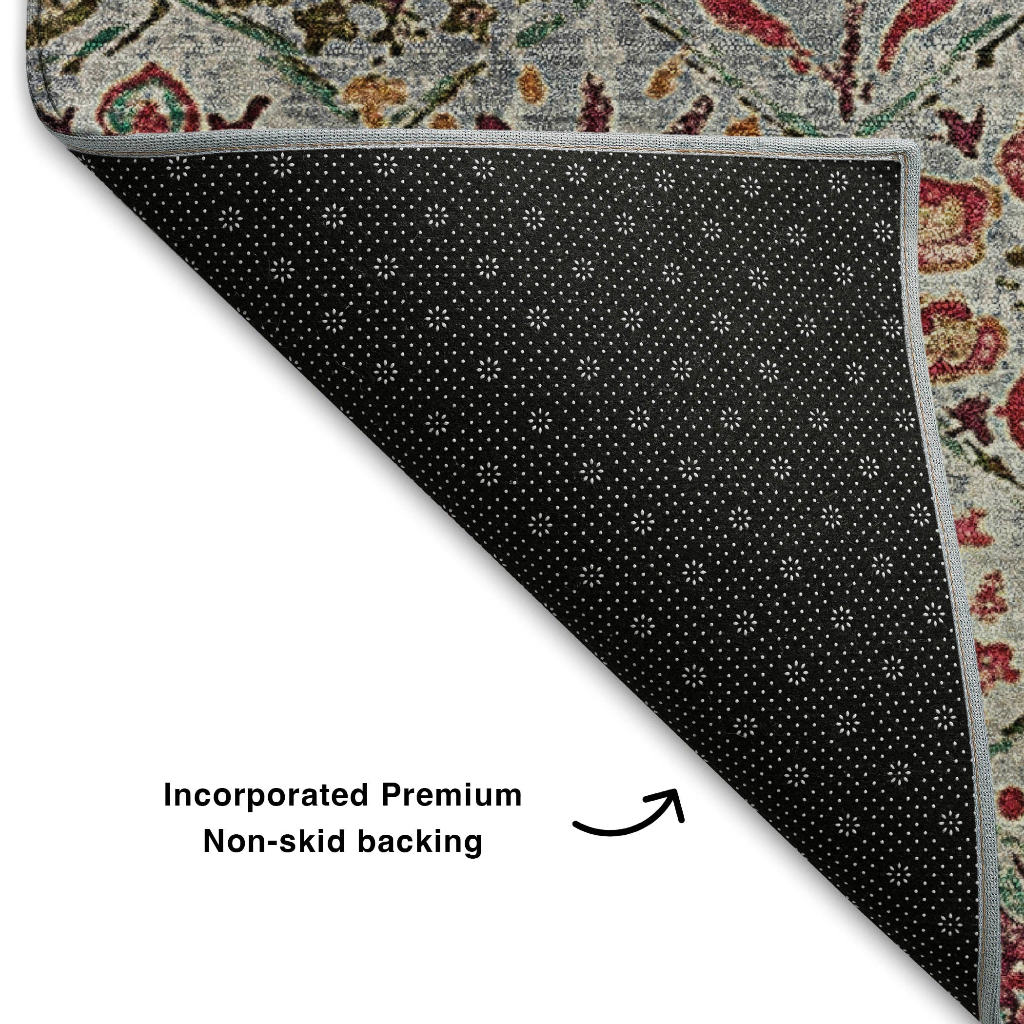 Split Machine Washable Transitional Paprika Orange Rug 1'8" x 2'6" #shape_Rectangle