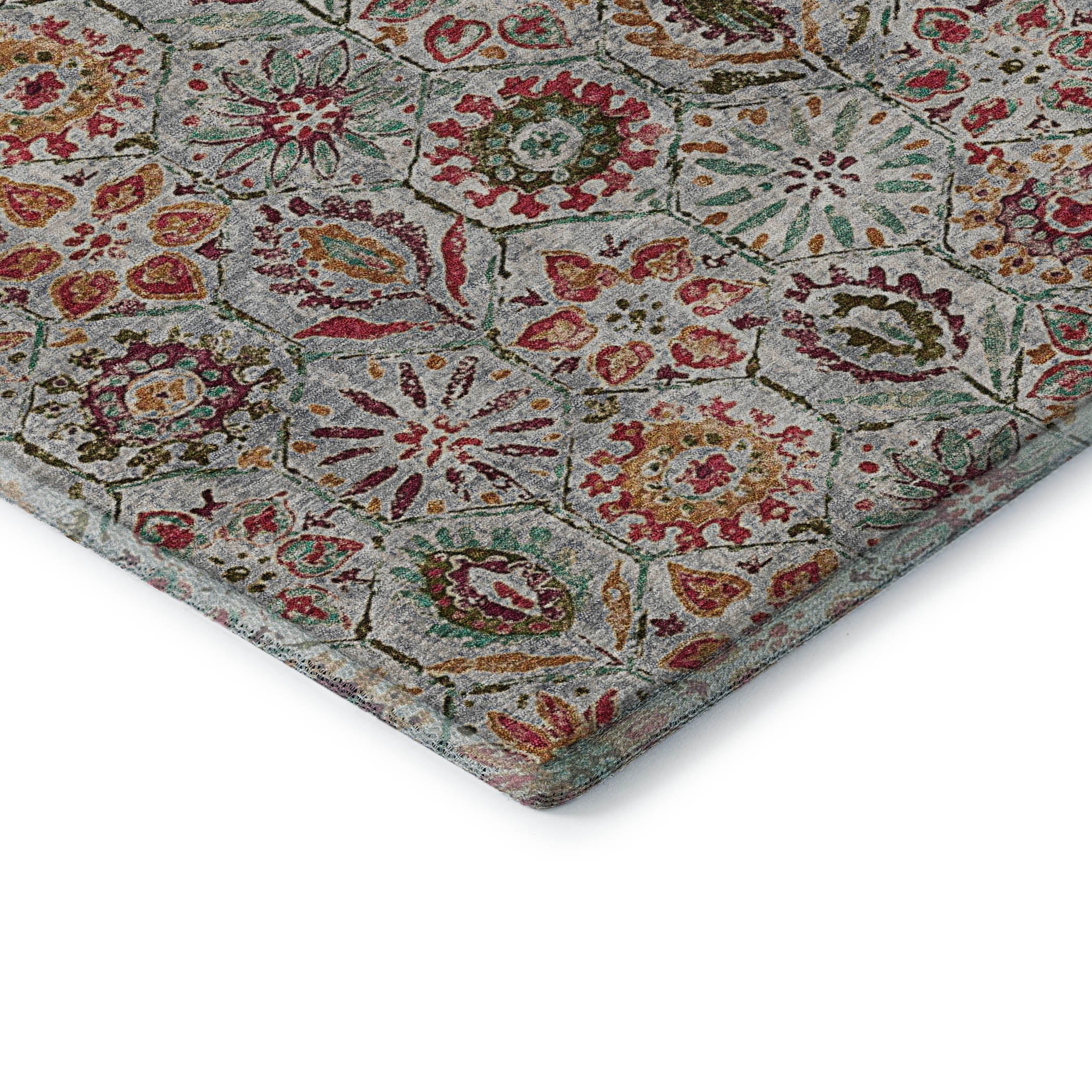 Split Machine Washable Transitional Paprika Orange Rug 1'8" x 2'6" #shape_Rectangle