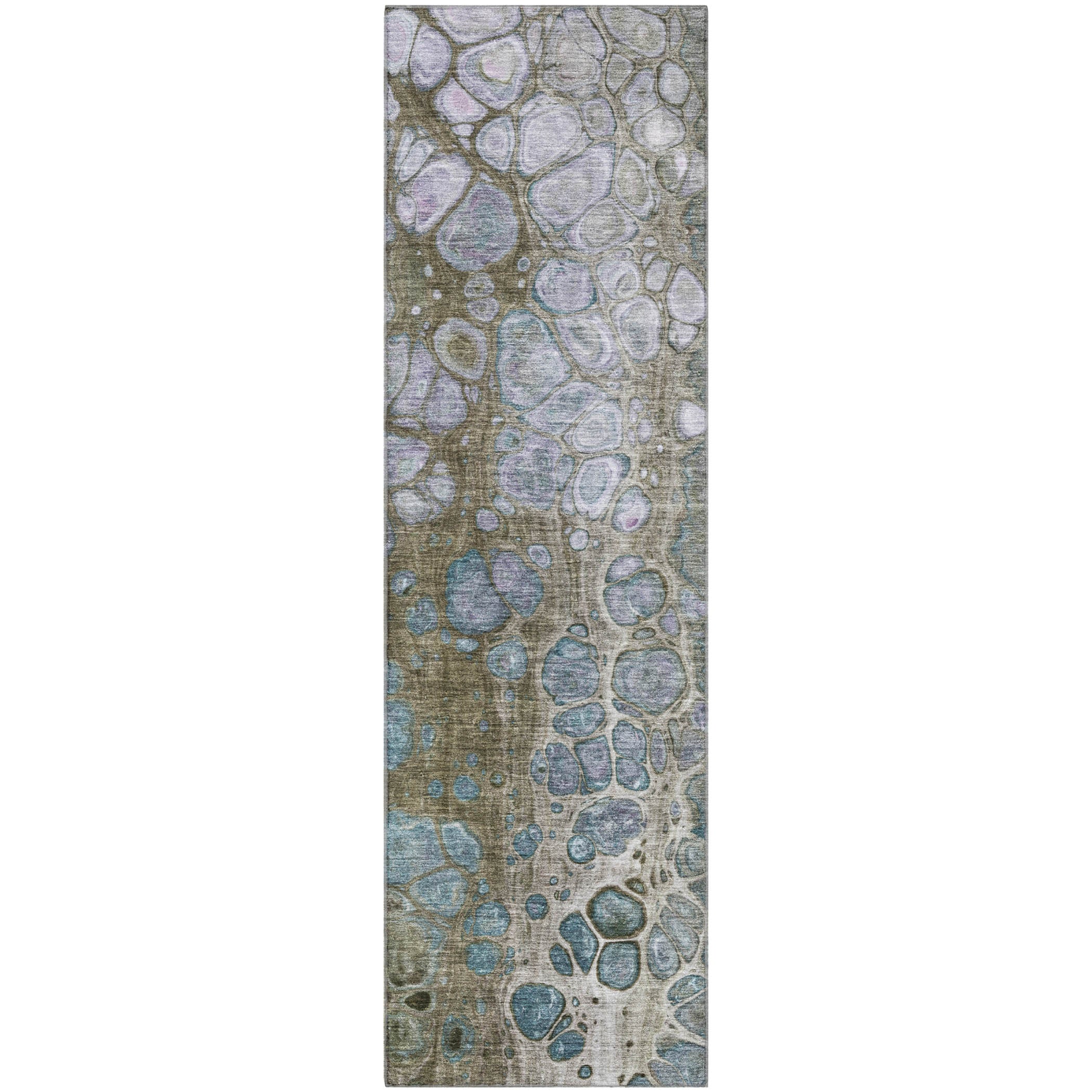 Jaipur Machine Washable Transitional Brown Rug 2'3" x 7'6" #shape_Runner