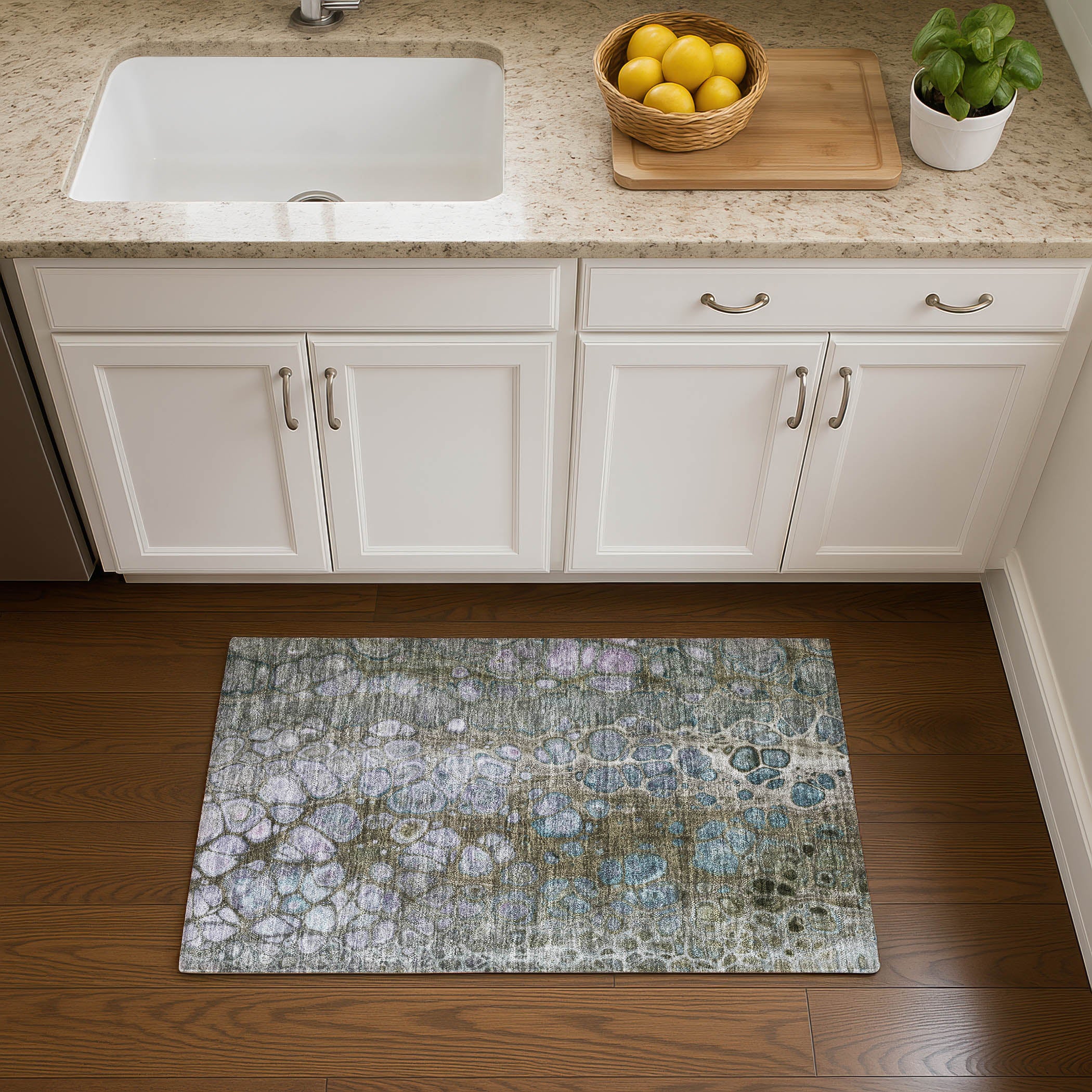 Jaipur Machine Washable Transitional Brown Rug 1'8" x 2'6" #shape_Rectangle