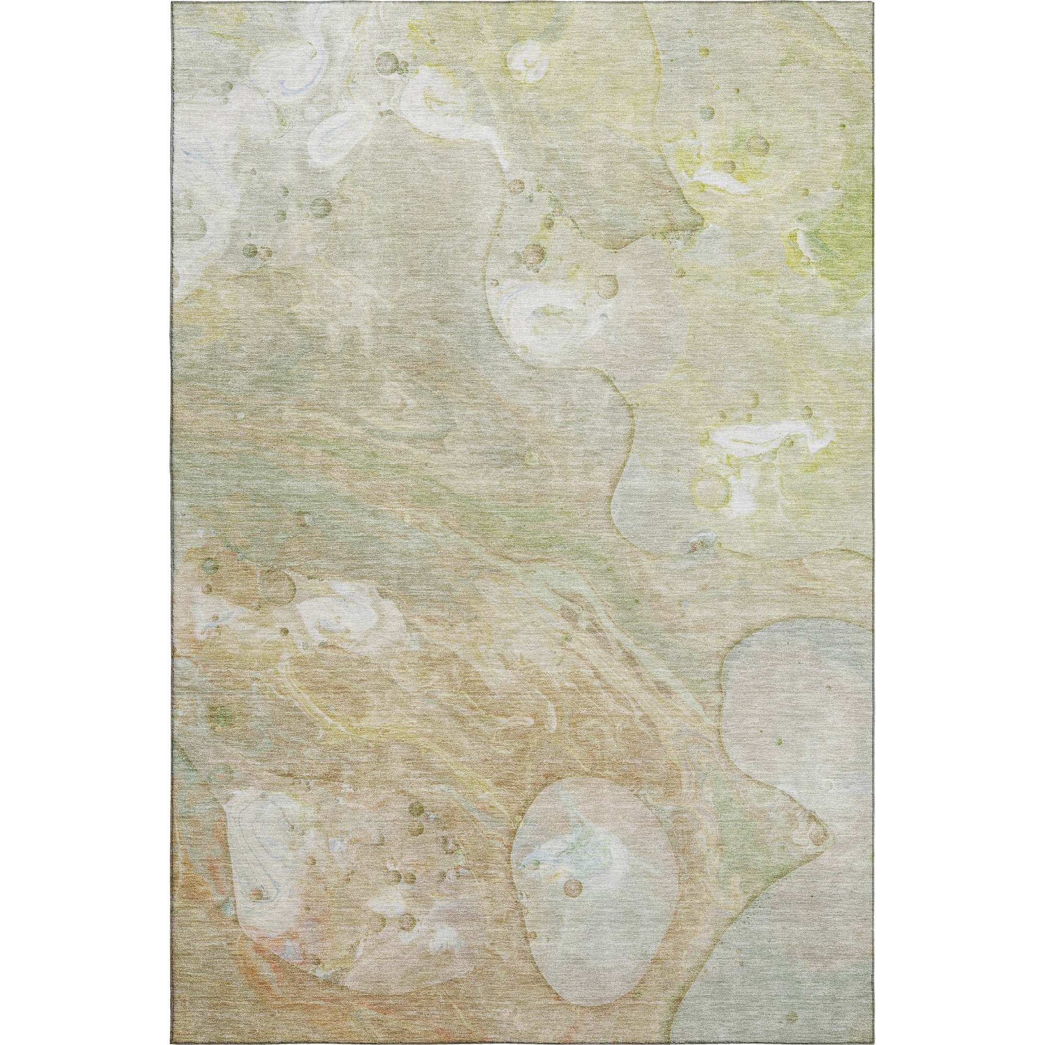 Kyoto Machine Washable Transitional Linen Ivory Rug 2'6" x 3'10" #shape_Rectangle