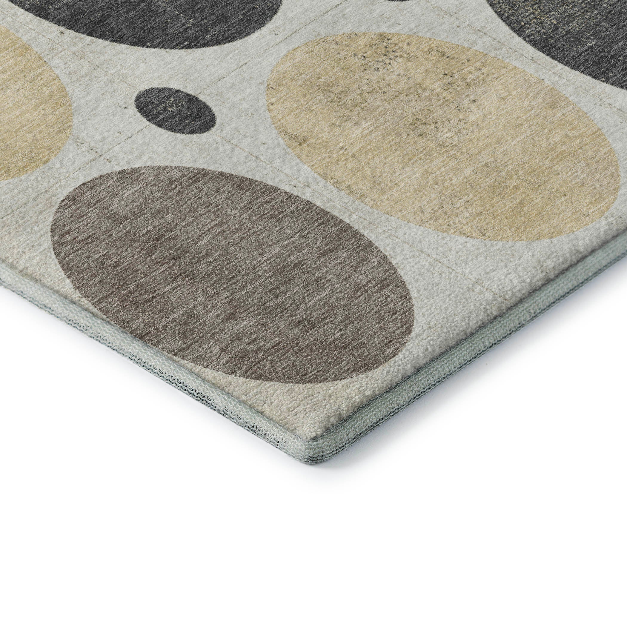 Prague Machine Washable Transitional Ivory Rug 1'8" x 2'6" #shape_Rectangle
