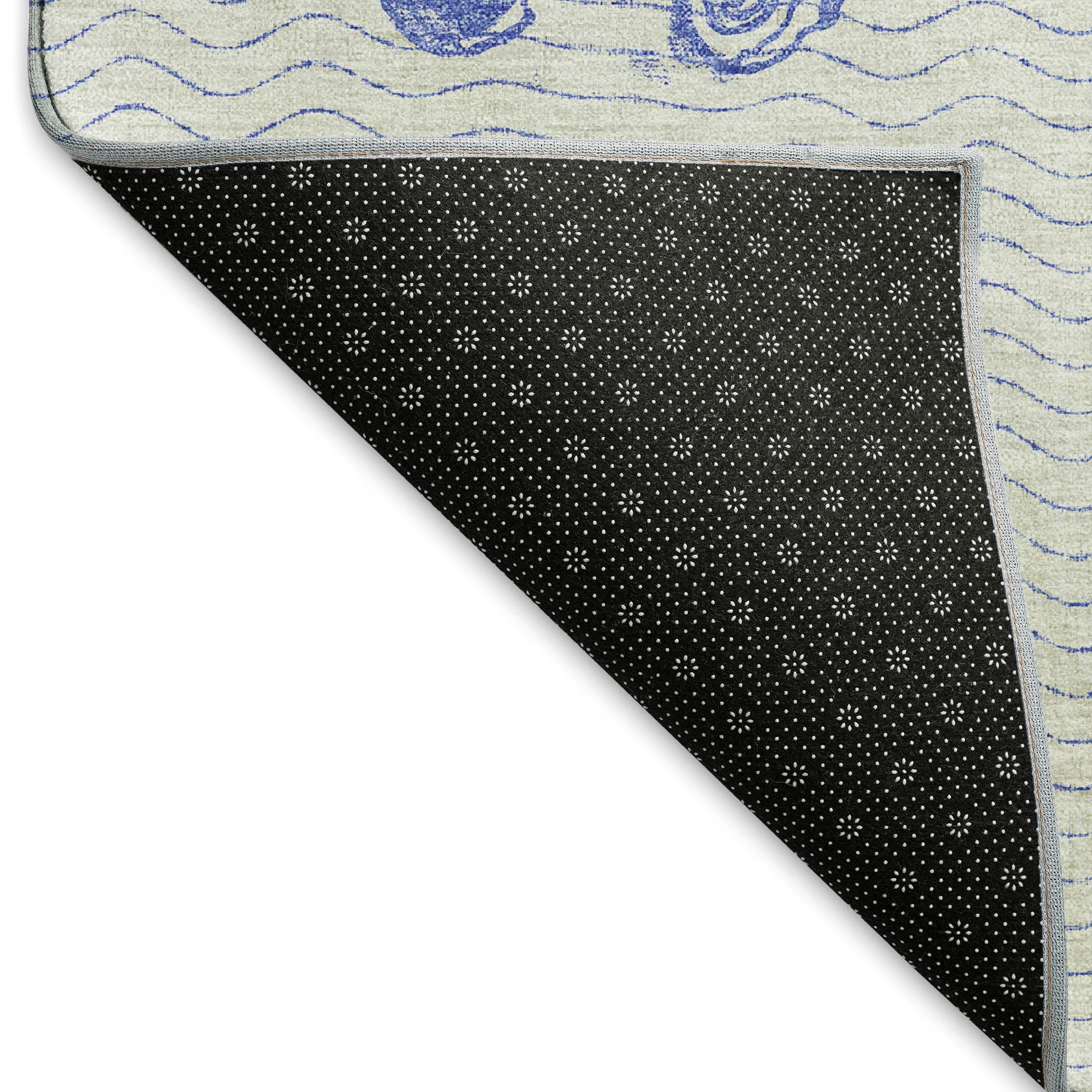 Athens Machine Washable Coastal Blue Navy Rug 1'8" x 2'6" #shape_Rectangle