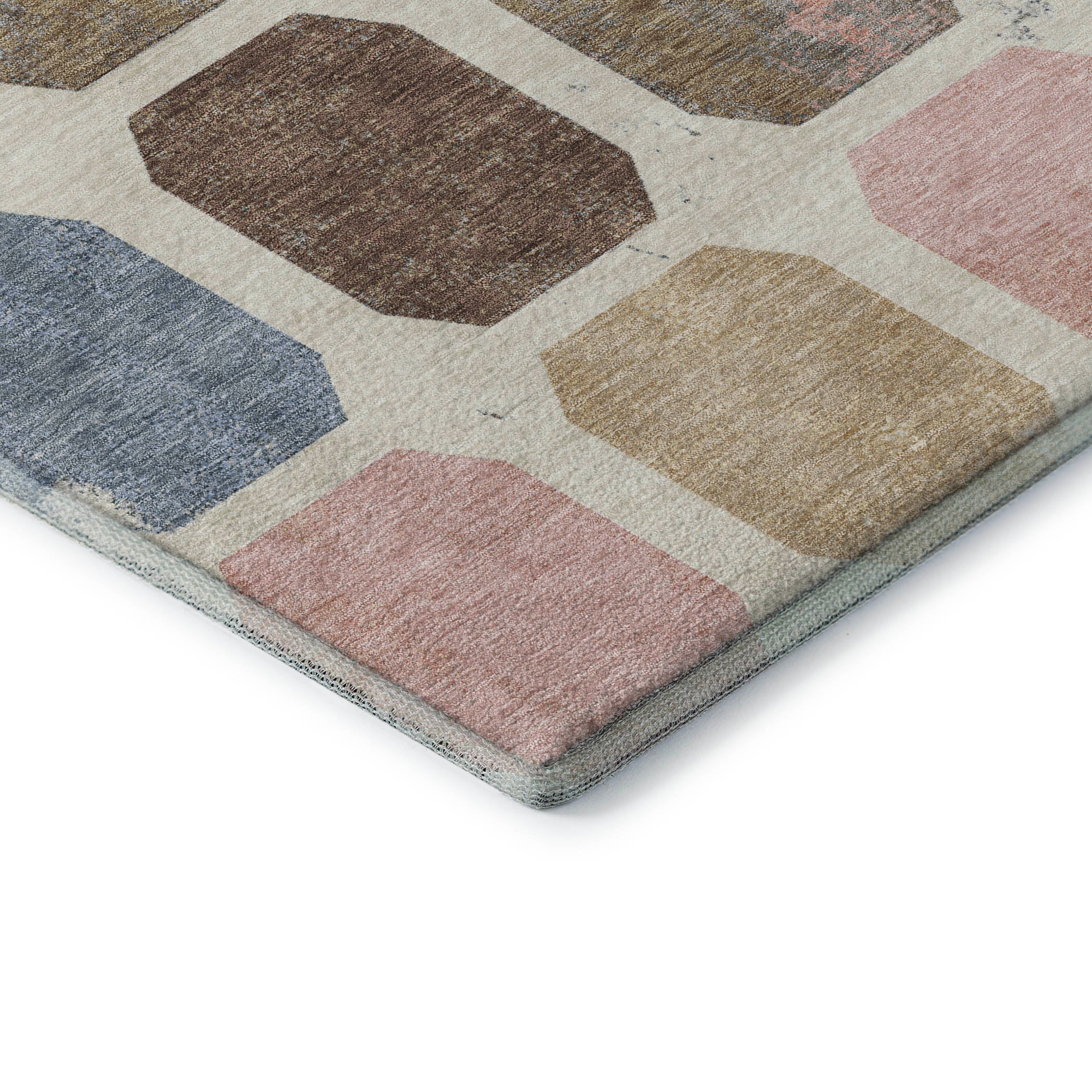 Athens Machine Washable Transitional Linen Ivory Rug 1'8" x 2'6" #shape_Rectangle