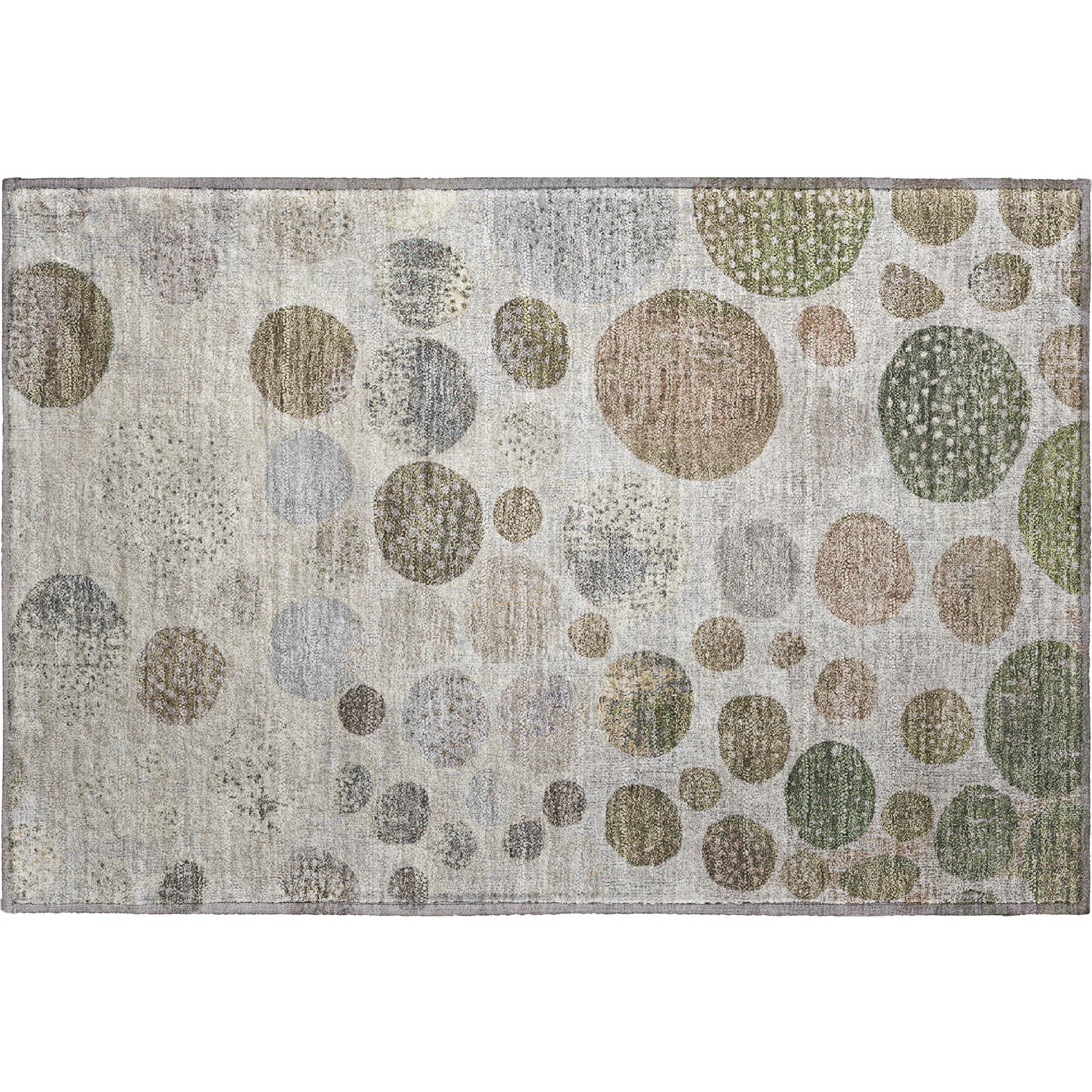 Sintra Machine Washable Transitional Taupe Brown Rug 1'8" x 2'6" #shape_Rectangle