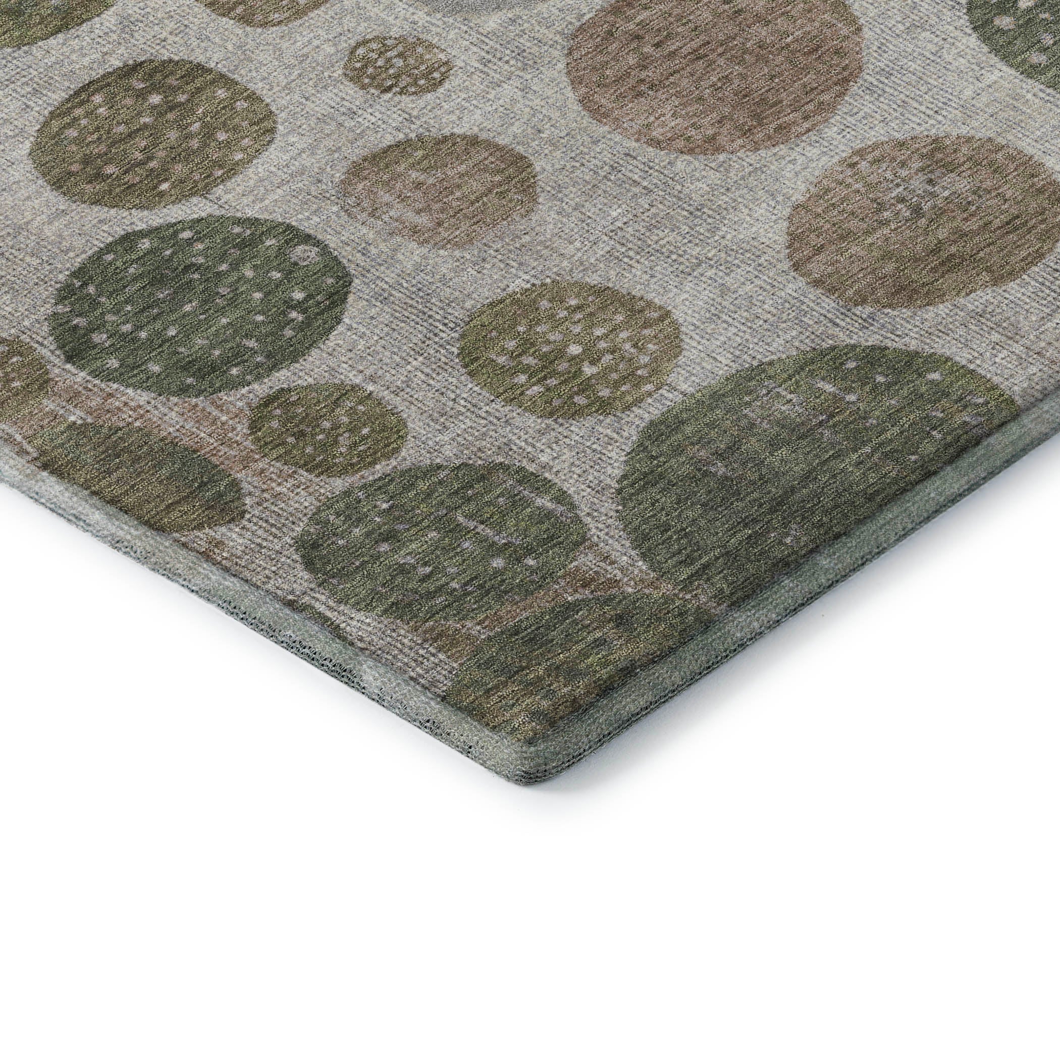 Sintra Machine Washable Transitional Taupe Brown Rug 1'8" x 2'6" #shape_Rectangle