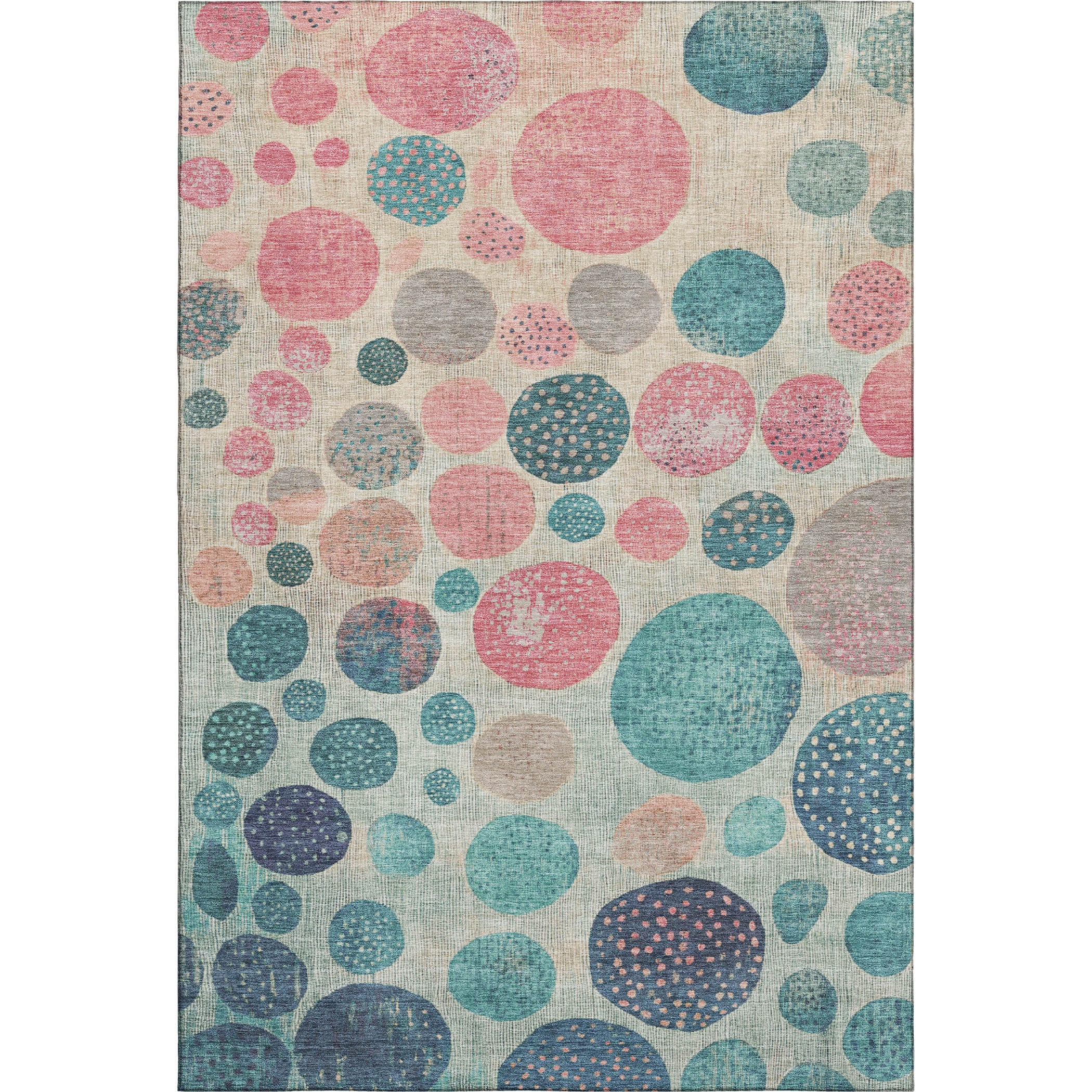 Sintra Machine Washable Transitional Teal Rug 2'6" x 3'10" #shape_Rectangle