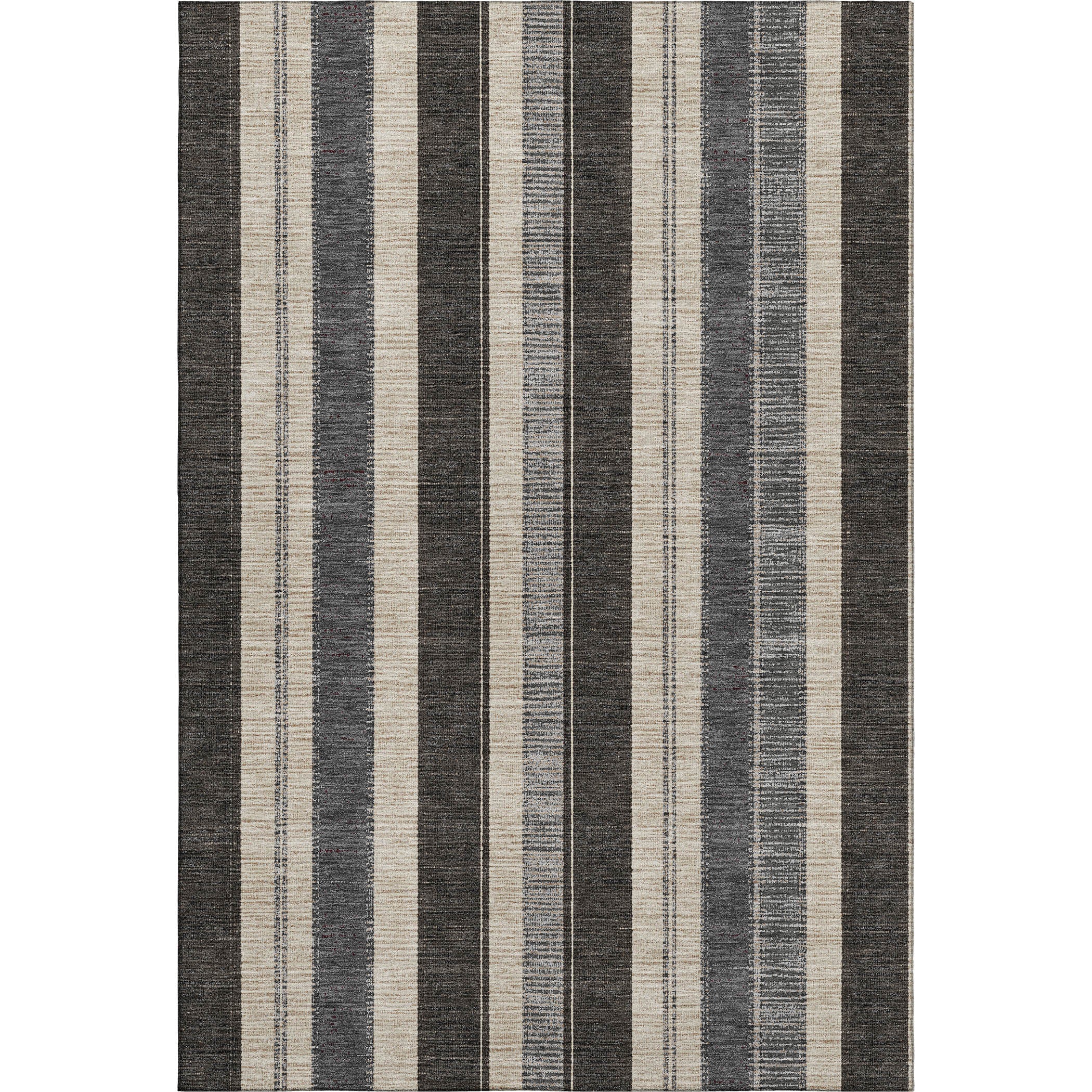 Bogota Machine Washable Transitional Black Rug 2'6" x 3'10" #shape_Rectangle