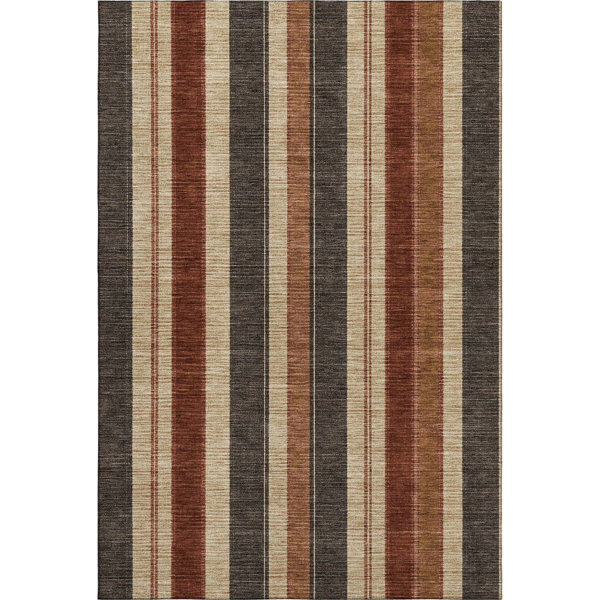 Bogota Machine Washable Transitional Chocolate Brown Rug 2'6" x 3'10" #shape_Rectangle