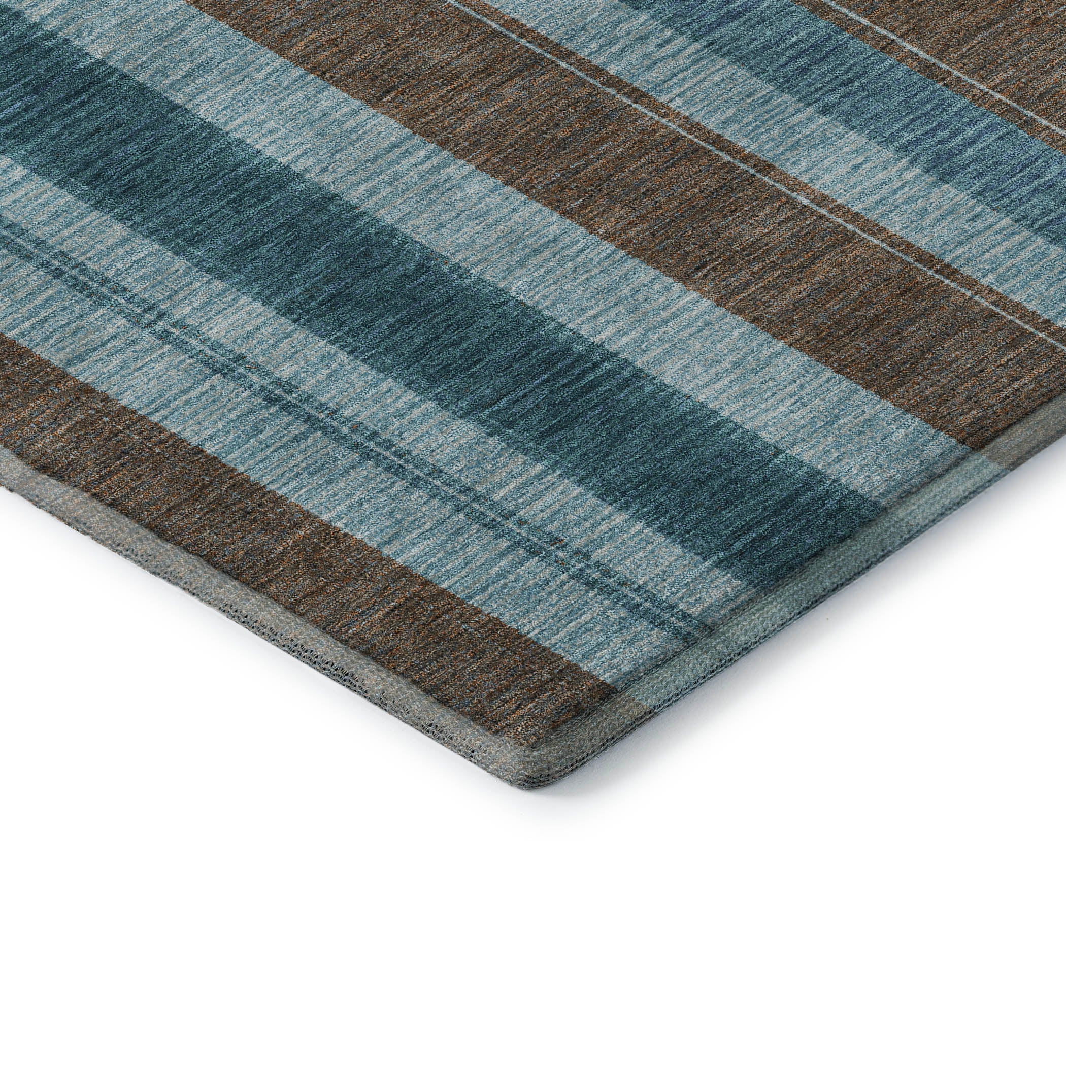 Bogota Machine Washable Transitional Teal Rug 1'8" x 2'6" #shape_Rectangle