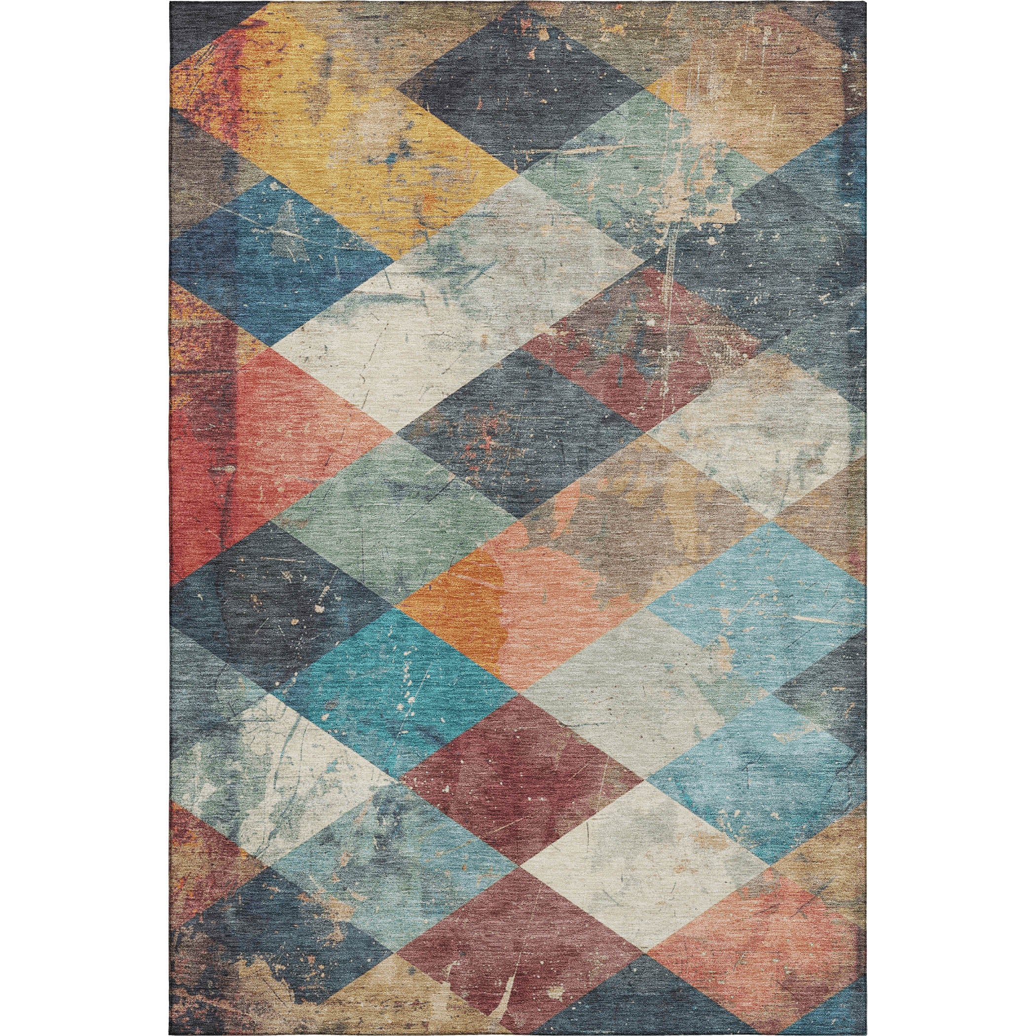 Reykjavik Machine Washable Transitional Navy Blue Rug 2'6" x 3'10" #shape_Rectangle