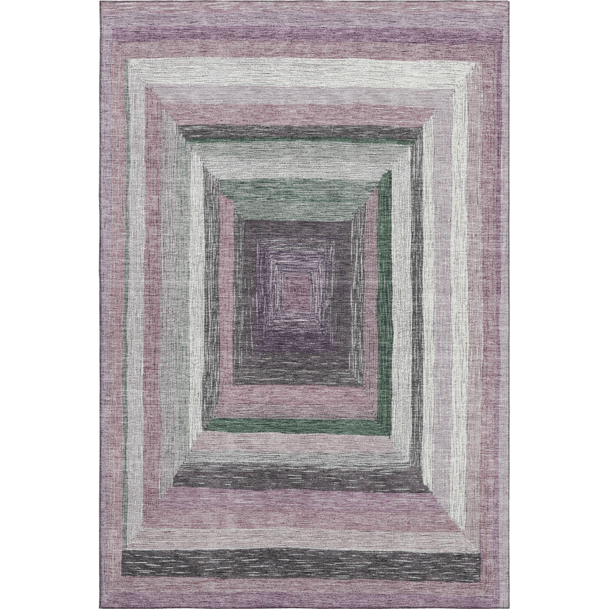 Porto Machine Washable Transitional Blush Pink Rug 2'6" x 3'10" #shape_Rectangle