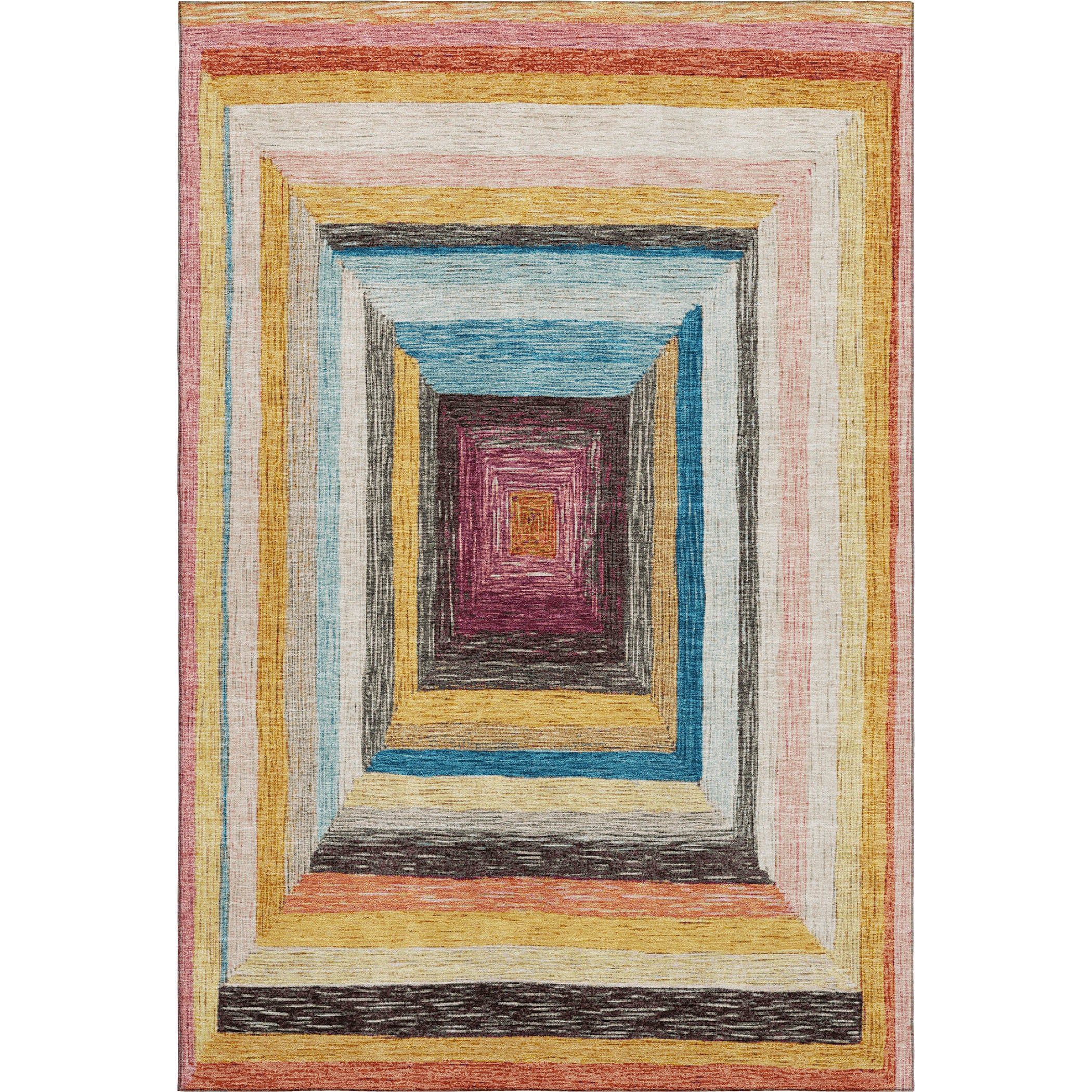Porto Machine Washable Transitional Honey Gold Rug 2'6" x 3'10" #shape_Rectangle
