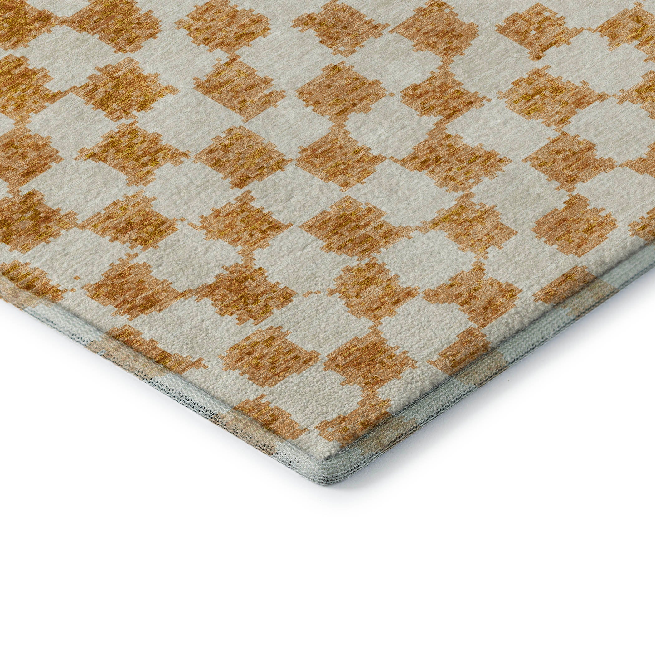 Ghent Machine Washable Transitional Orange Rug 1'8" x 2'6" #shape_Rectangle