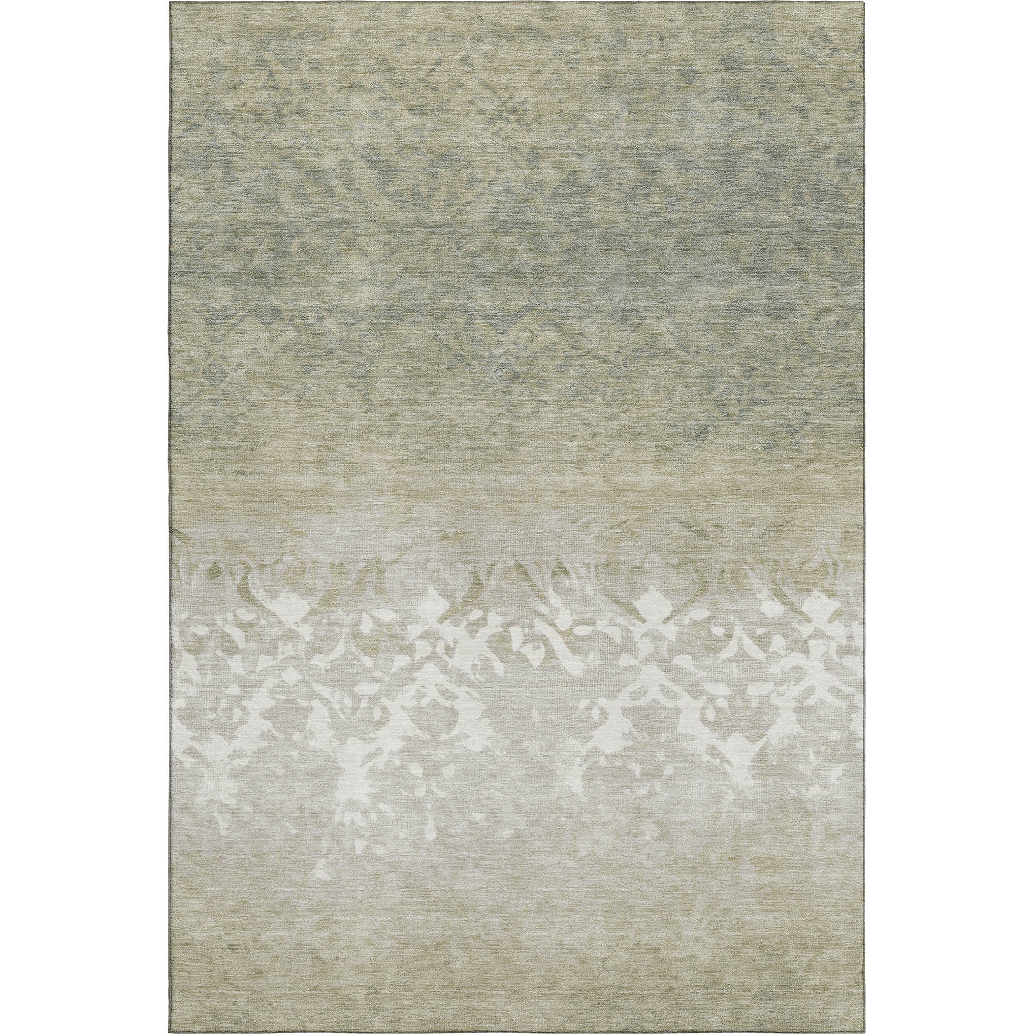 Porto Machine Washable Transitional Beige Brown Rug 2'6" x 3'10" #shape_Rectangle