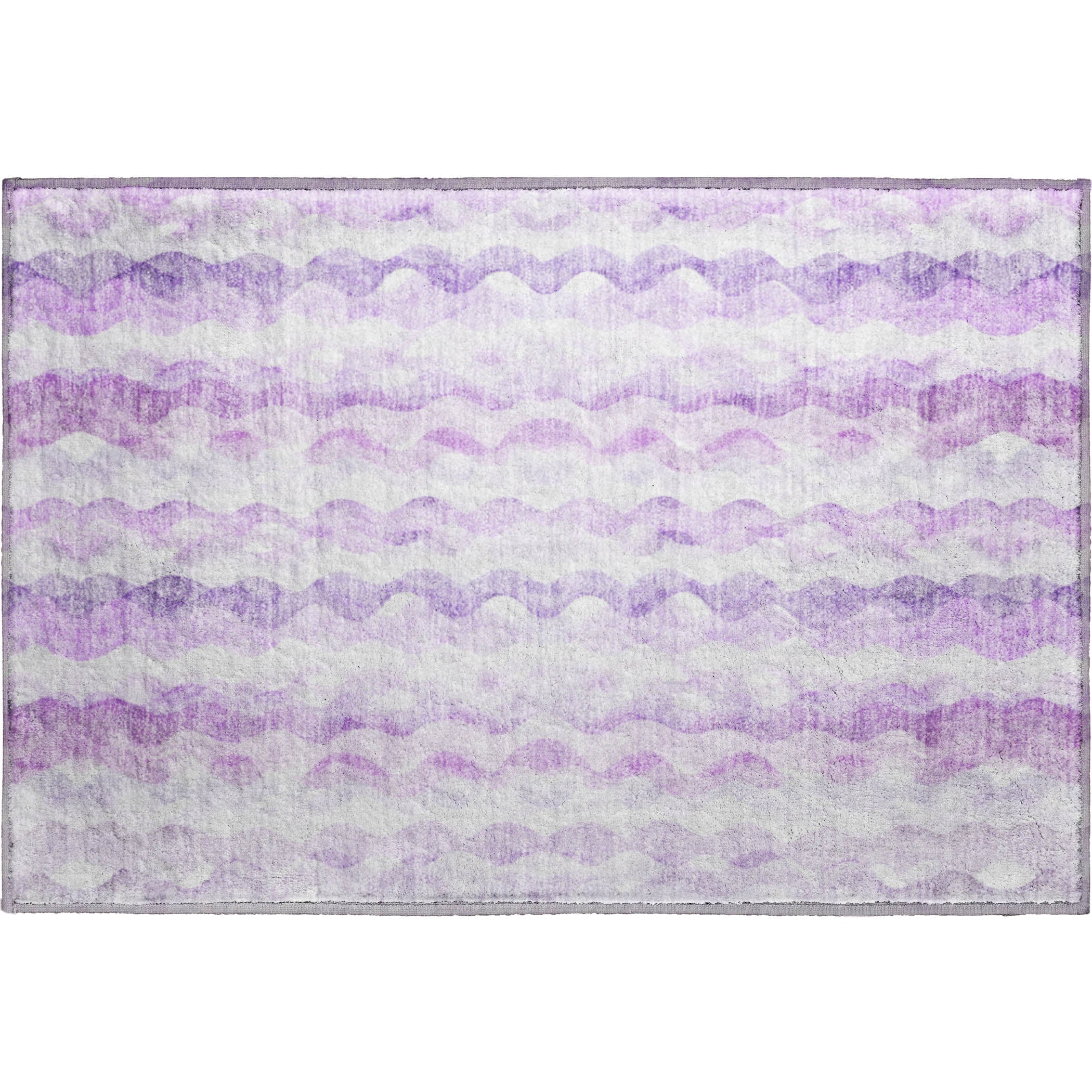 Reykjavik Machine Washable Coastal Purple Rug 1'8" x 2'6" #shape_Rectangle