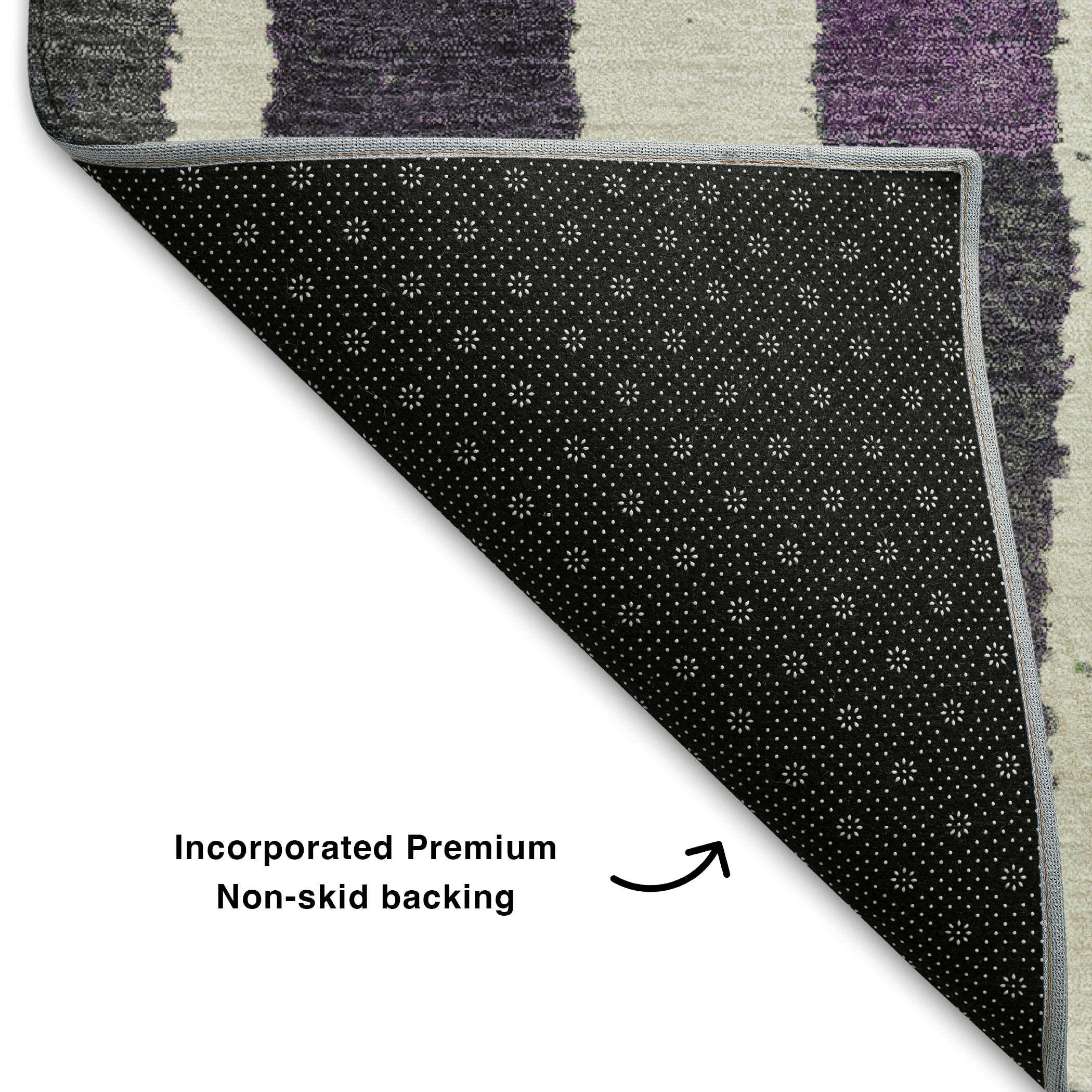 Kotor Machine Washable Transitional Gray Rug 1'8" x 2'6" #shape_Rectangle