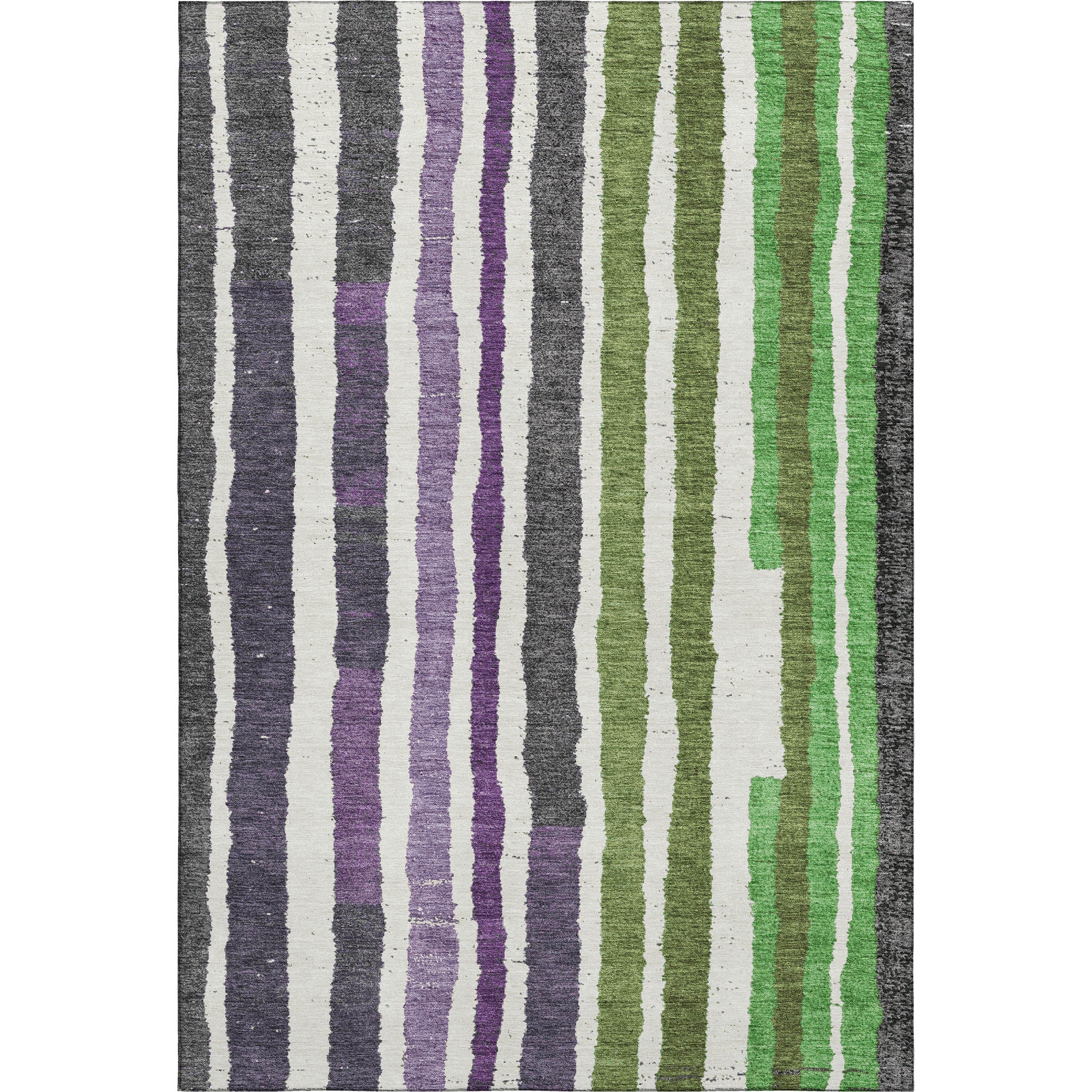 Kotor Machine Washable Transitional Gray Rug 2'6" x 3'10" #shape_Rectangle