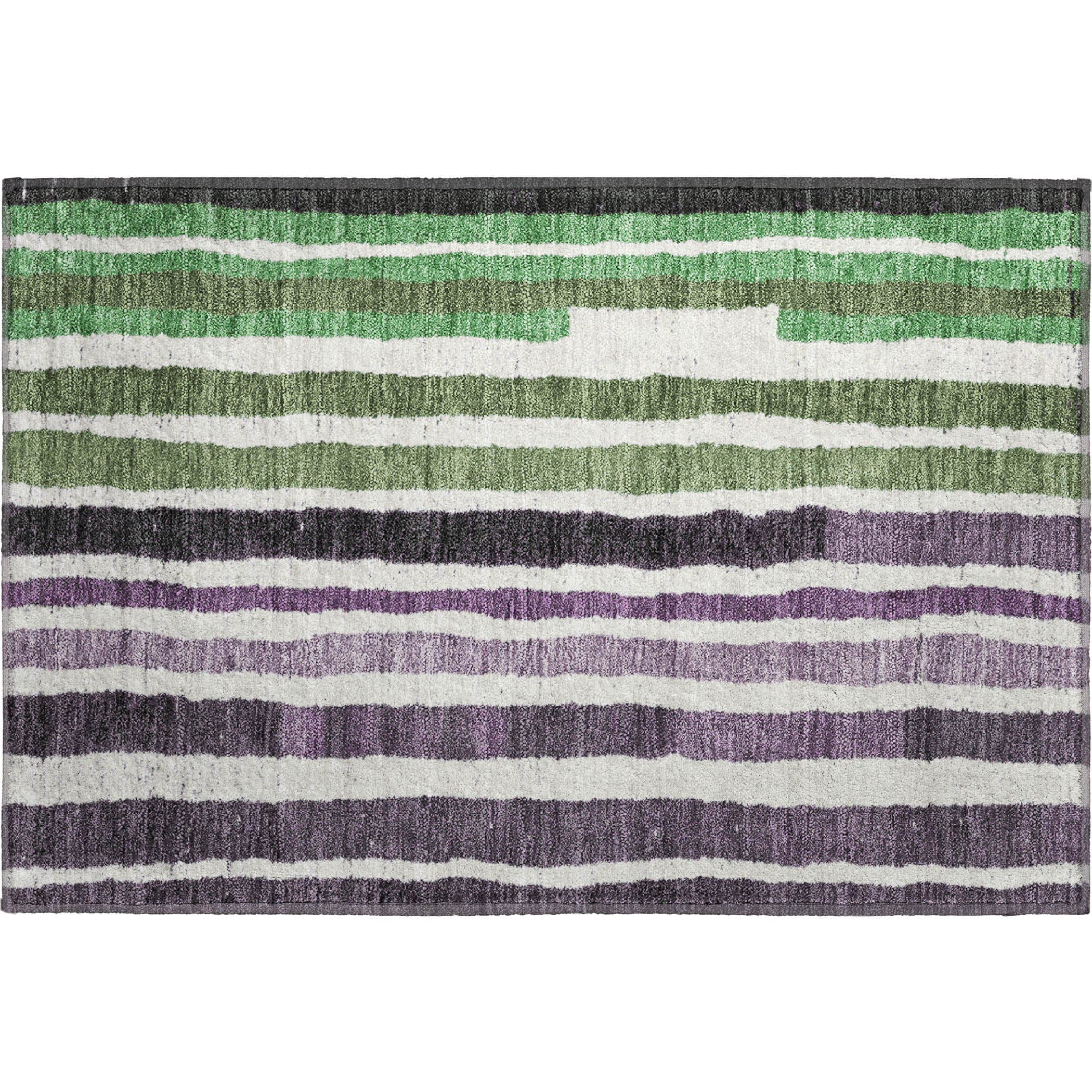 Kotor Machine Washable Transitional Purple Rug 1'8" x 2'6" #shape_Rectangle