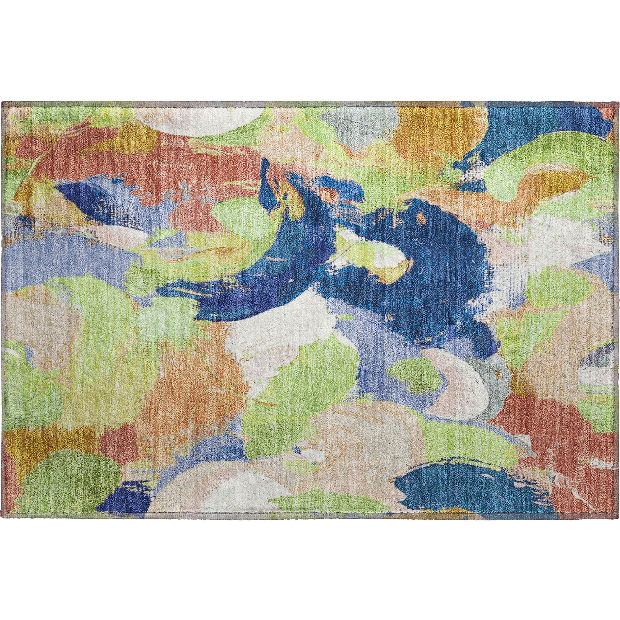 Tallinn Machine Washable Transitional Aloe Green Rug 1'8" x 2'6" #shape_Rectangle
