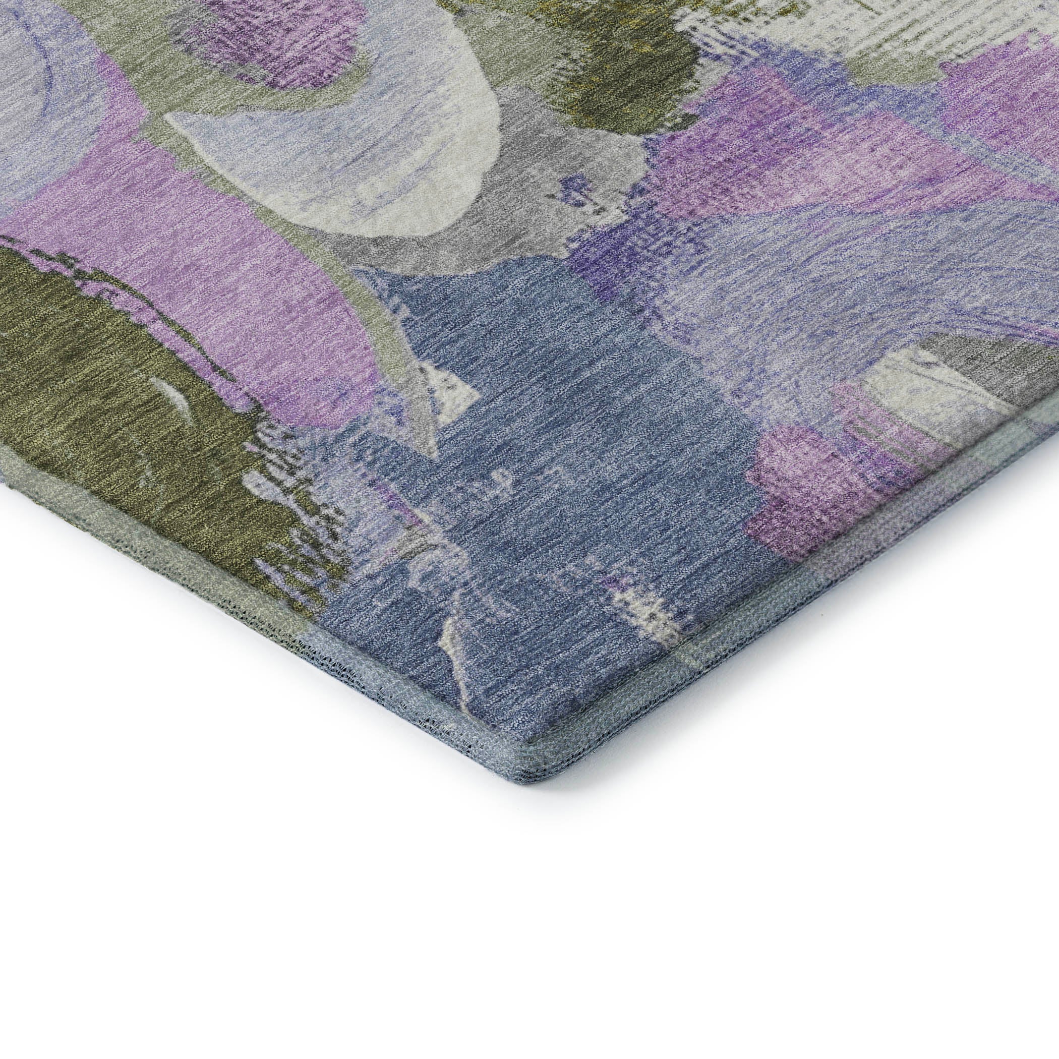 Tallinn Machine Washable Transitional Lavender Purple Rug 1'8" x 2'6" #shape_Rectangle