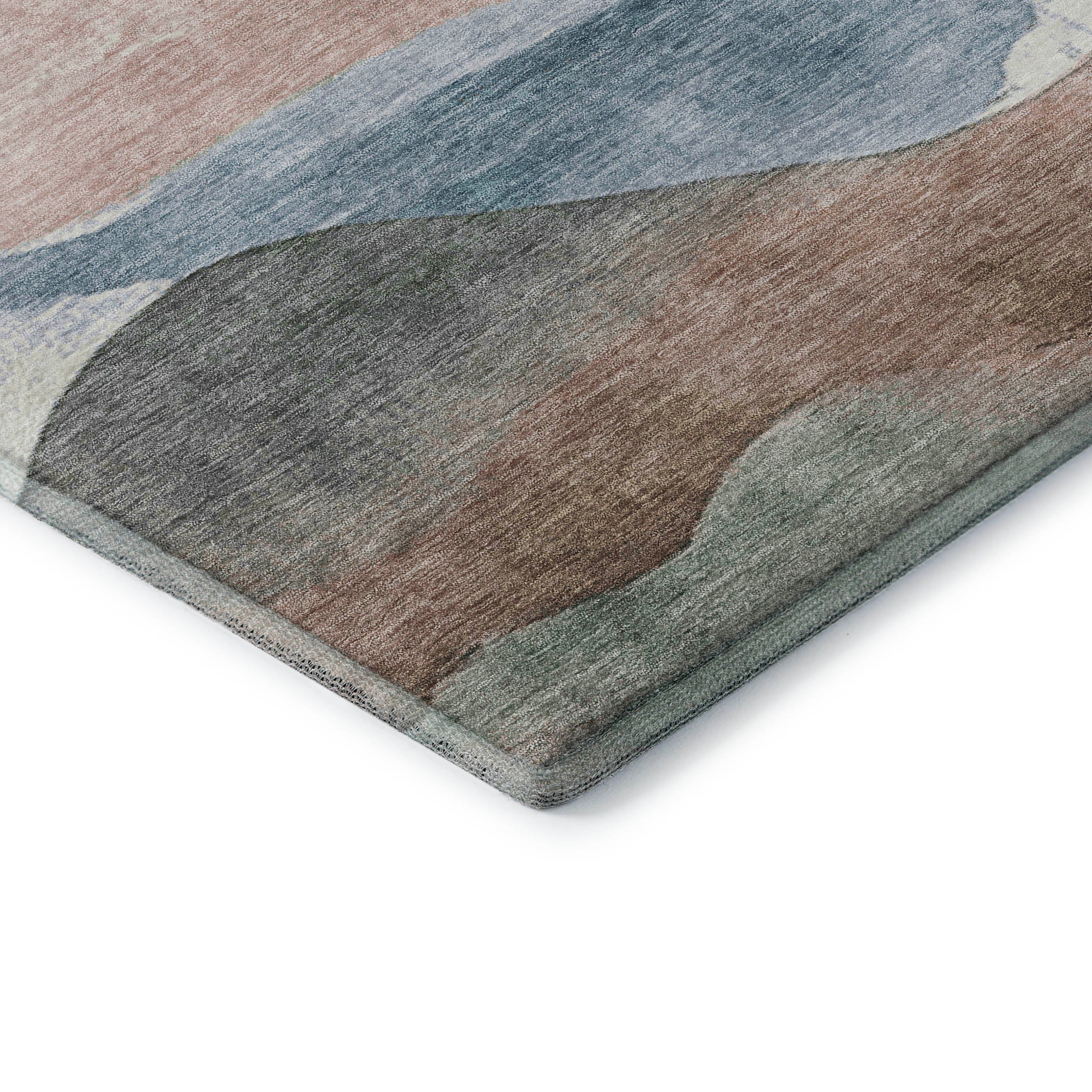 Lucerne Machine Washable Transitional Salmon Orange Rug 1'8" x 2'6" #shape_Rectangle