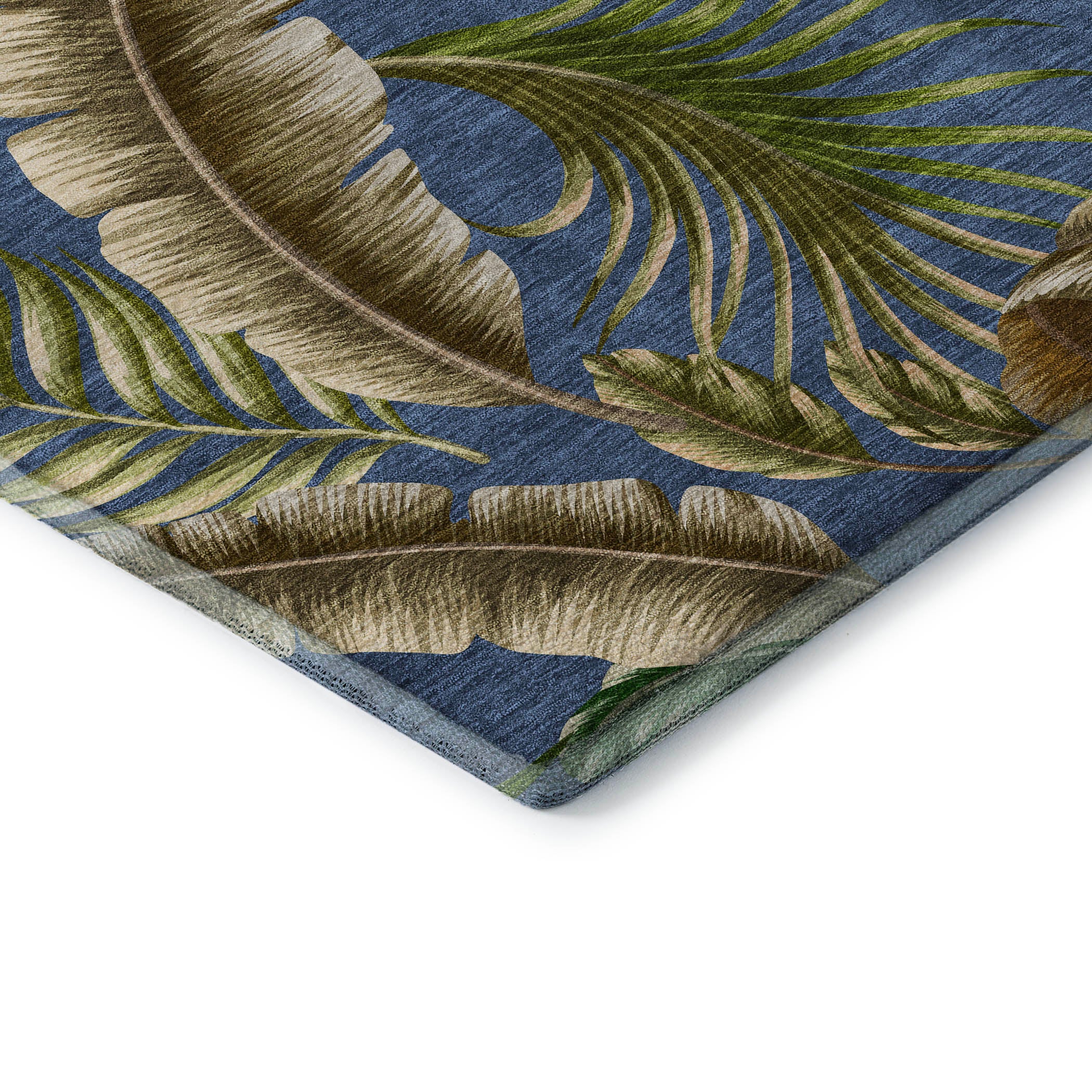 Siena Machine Washable Tropical Blue Rug 1'8" x 2'6" #shape_Rectangle