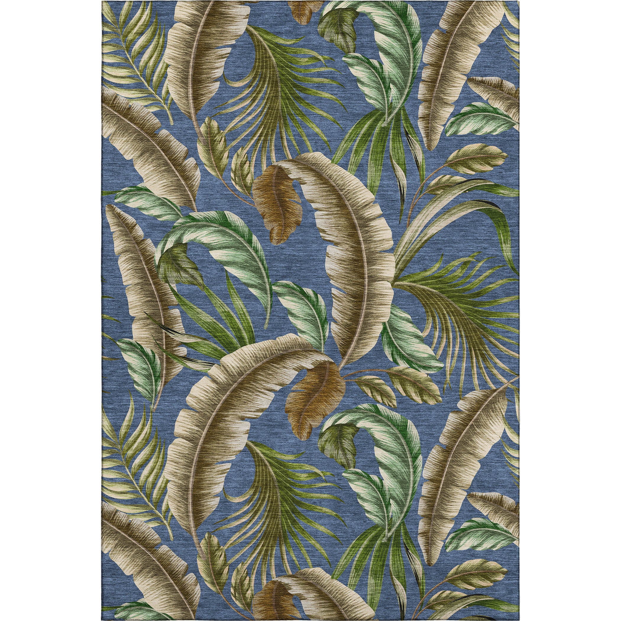 Siena Machine Washable Tropical Blue Rug 2'6" x 3'10" #shape_Rectangle