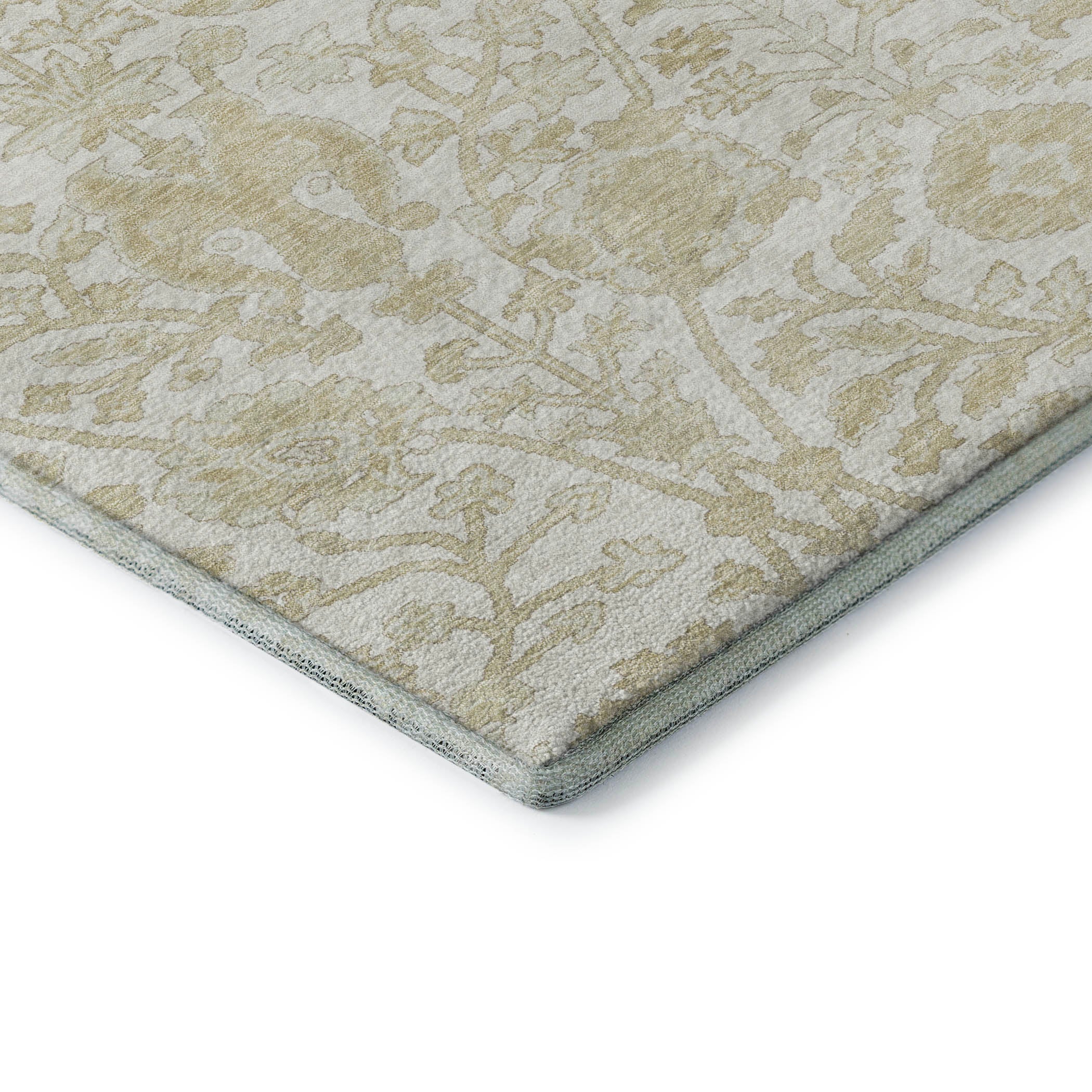 Valletta Machine Washable Traditional Ivory Rug 1'8" x 2'6" #shape_Rectangle