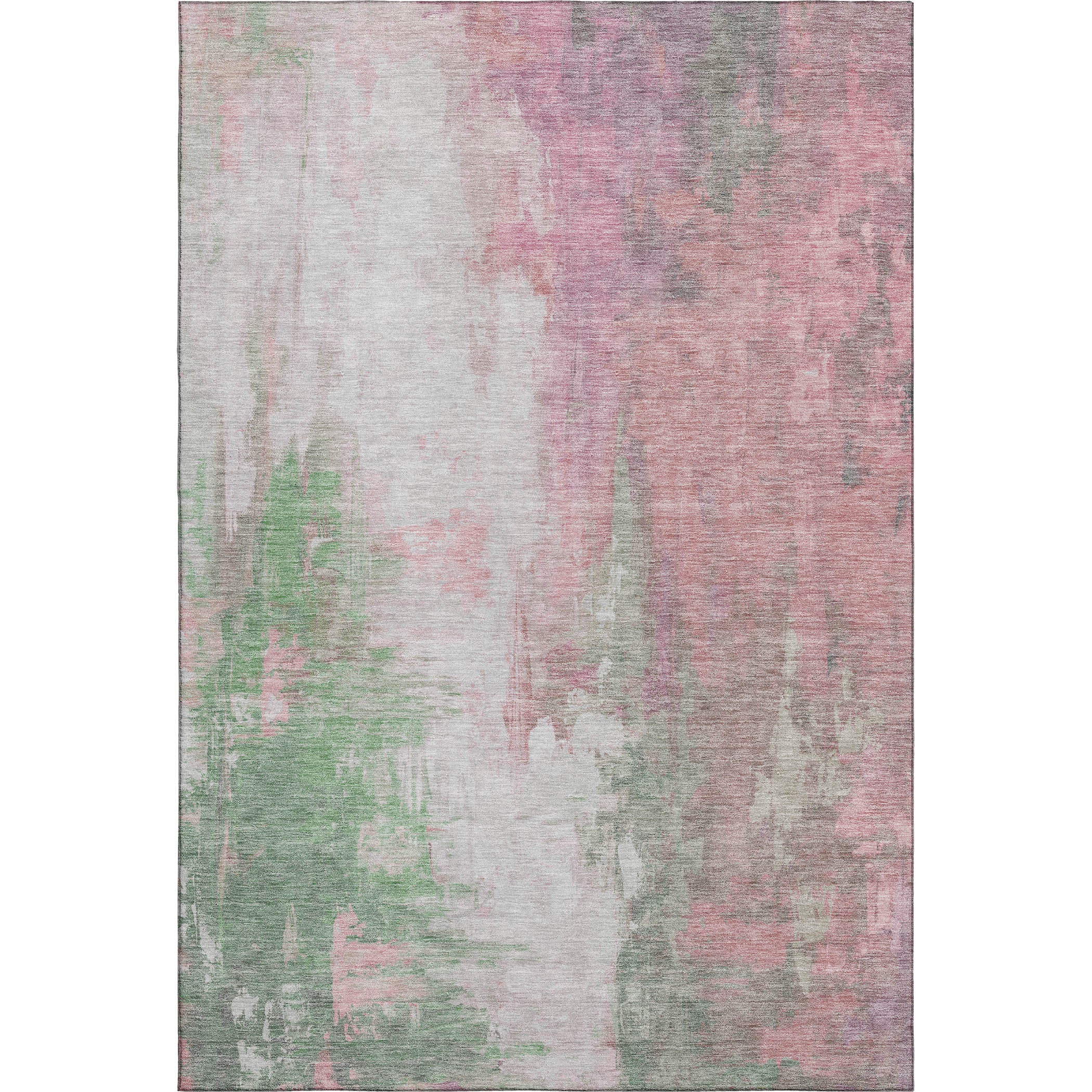 Colombo Machine Washable Transitional Blush Pink Rug 2'6" x 3'10" #shape_Rectangle