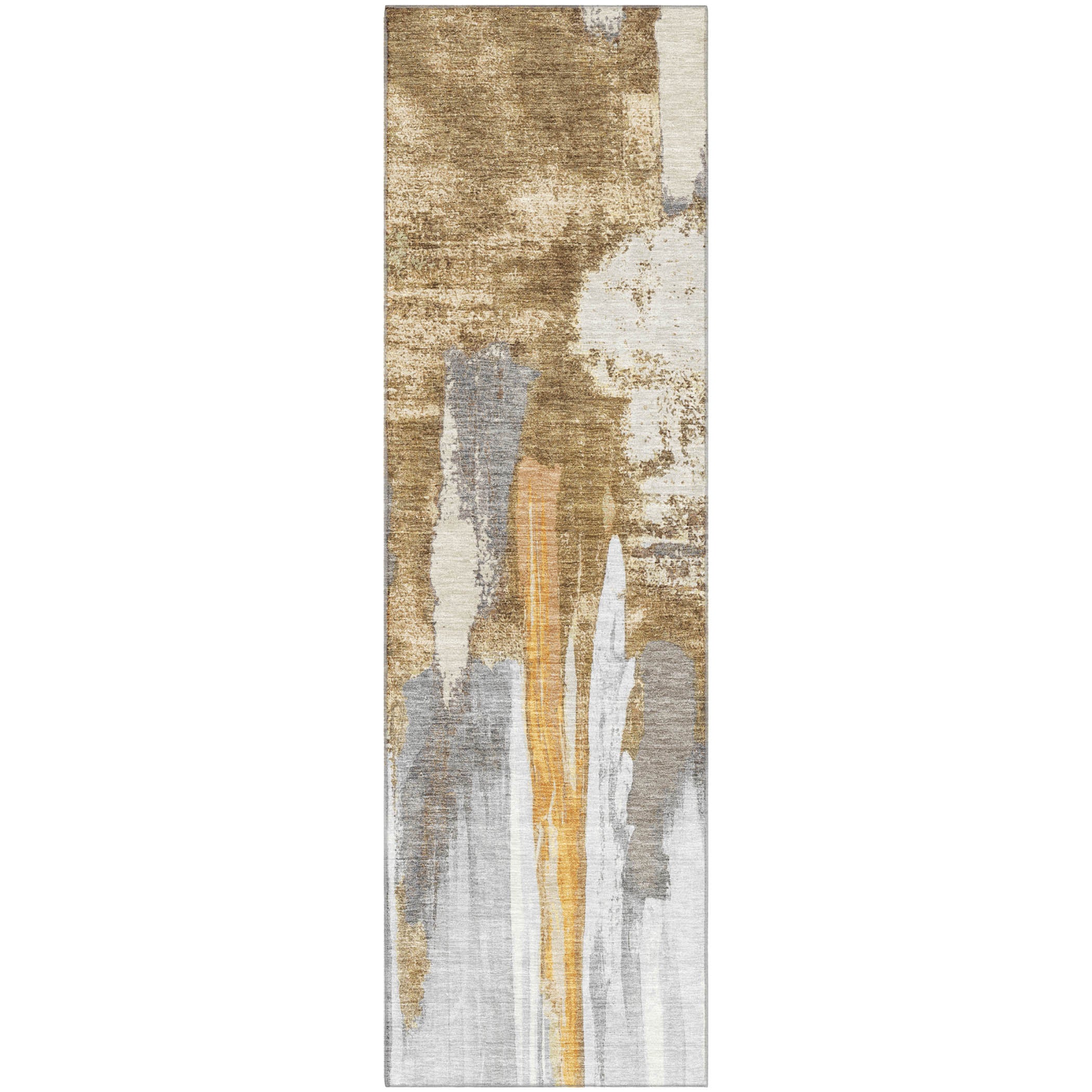 Luang Prabang Machine Washable Transitional Ivory Rug 2'3" x 7'6" #shape_Runner