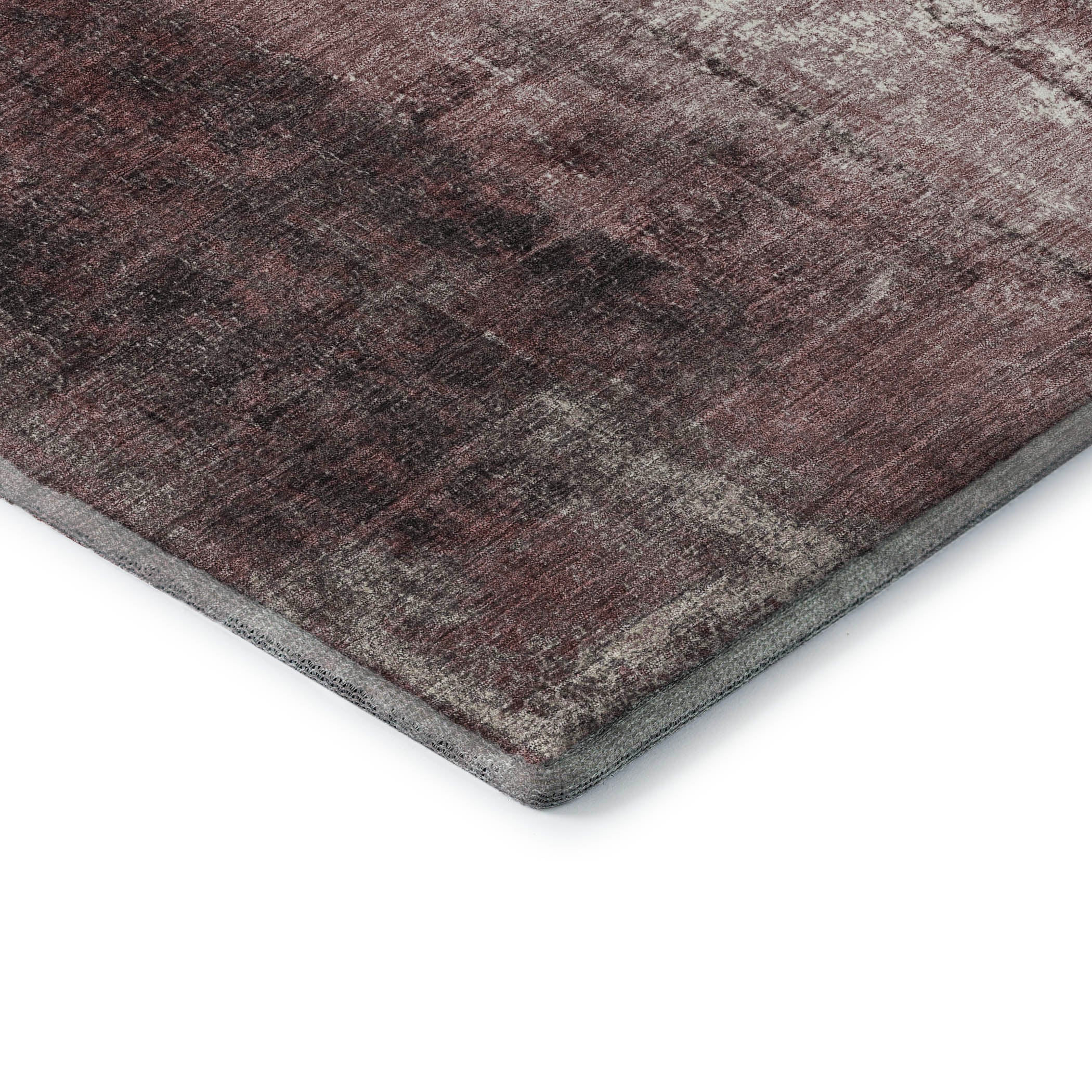 Mdina Machine Washable Transitional Blush Pink Rug 1'8" x 2'6" #shape_Rectangle